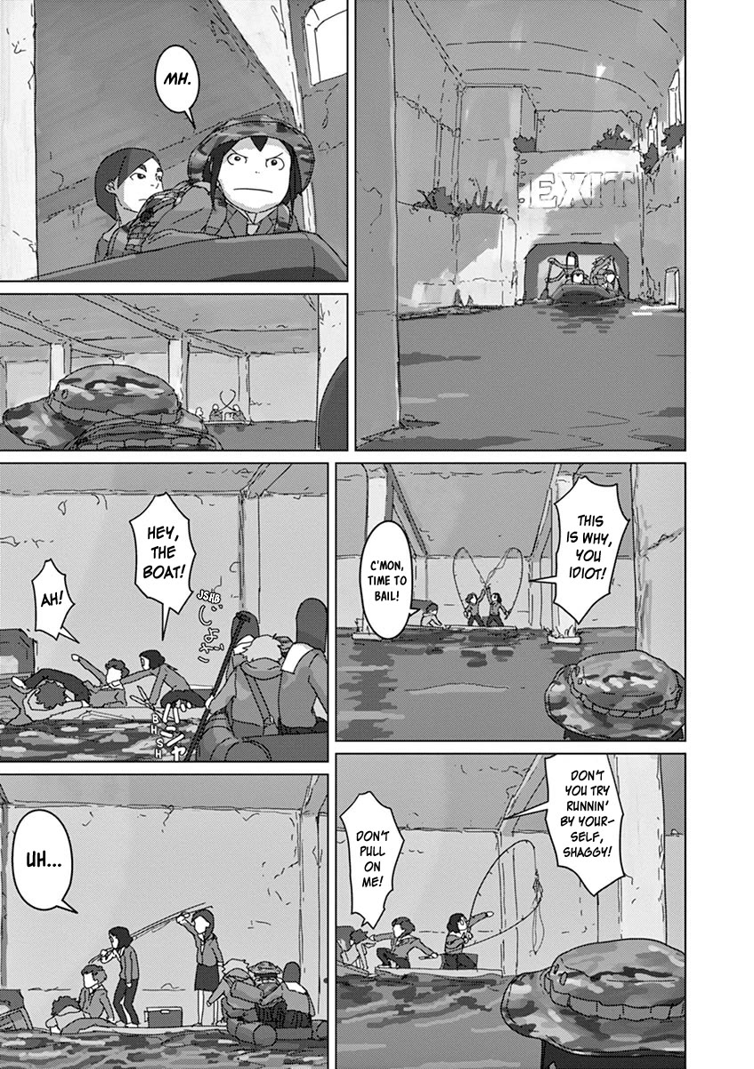 Eizouken ni wa Te wo Dasu na! Chapter 32 page 11 - Chapter 32: Kappa Truly Exist! Kappa VS Monster Fish!
