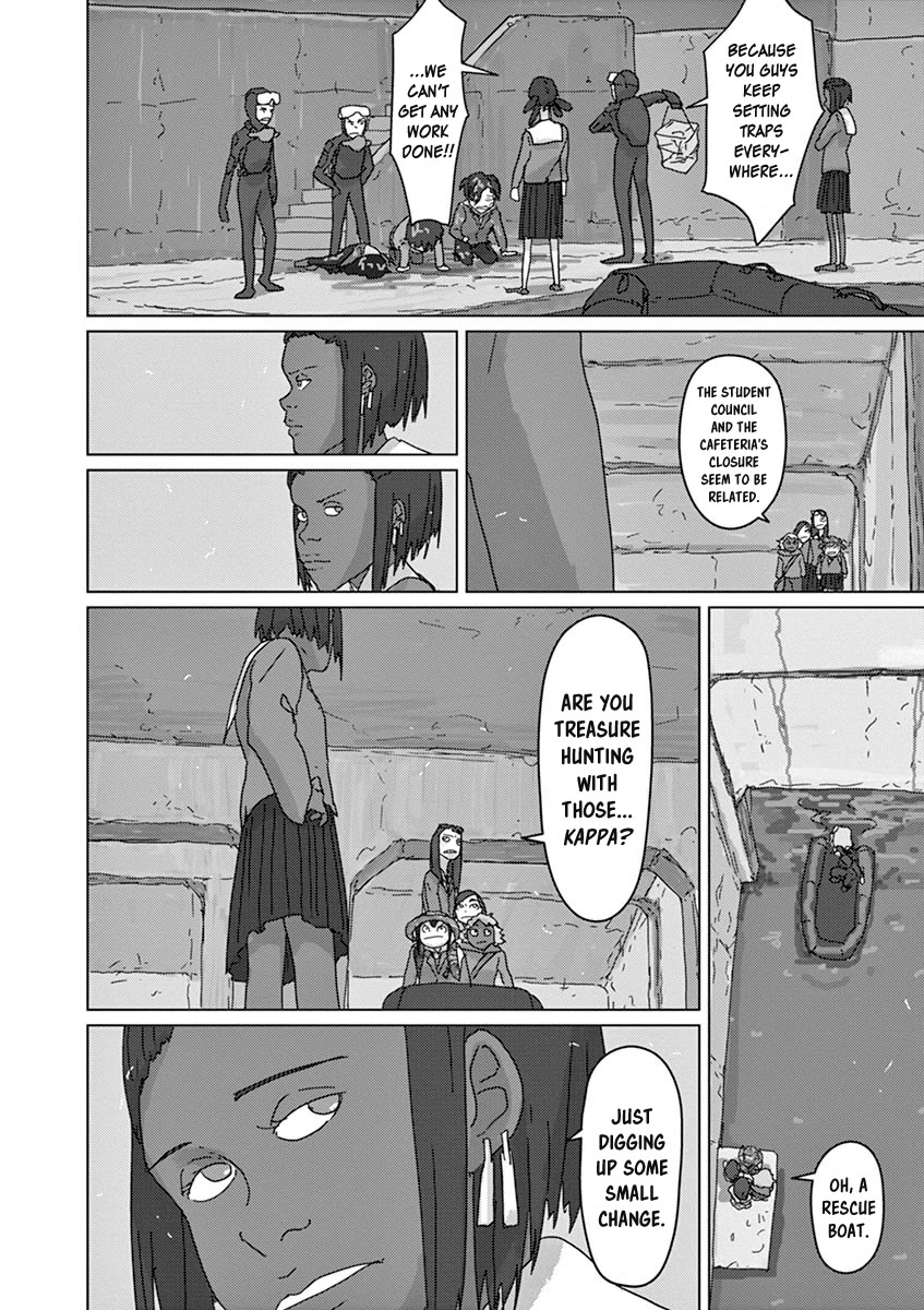 Eizouken ni wa Te wo Dasu na! Chapter 32 page 16 - Chapter 32: Kappa Truly Exist! Kappa VS Monster Fish!