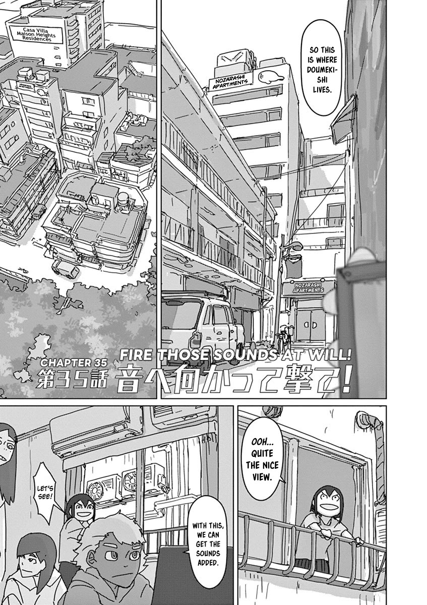 Eizouken ni wa Te wo Dasu na! Chapter 35 page 1 - Chapter 35: Fire Those Sounds At Will!