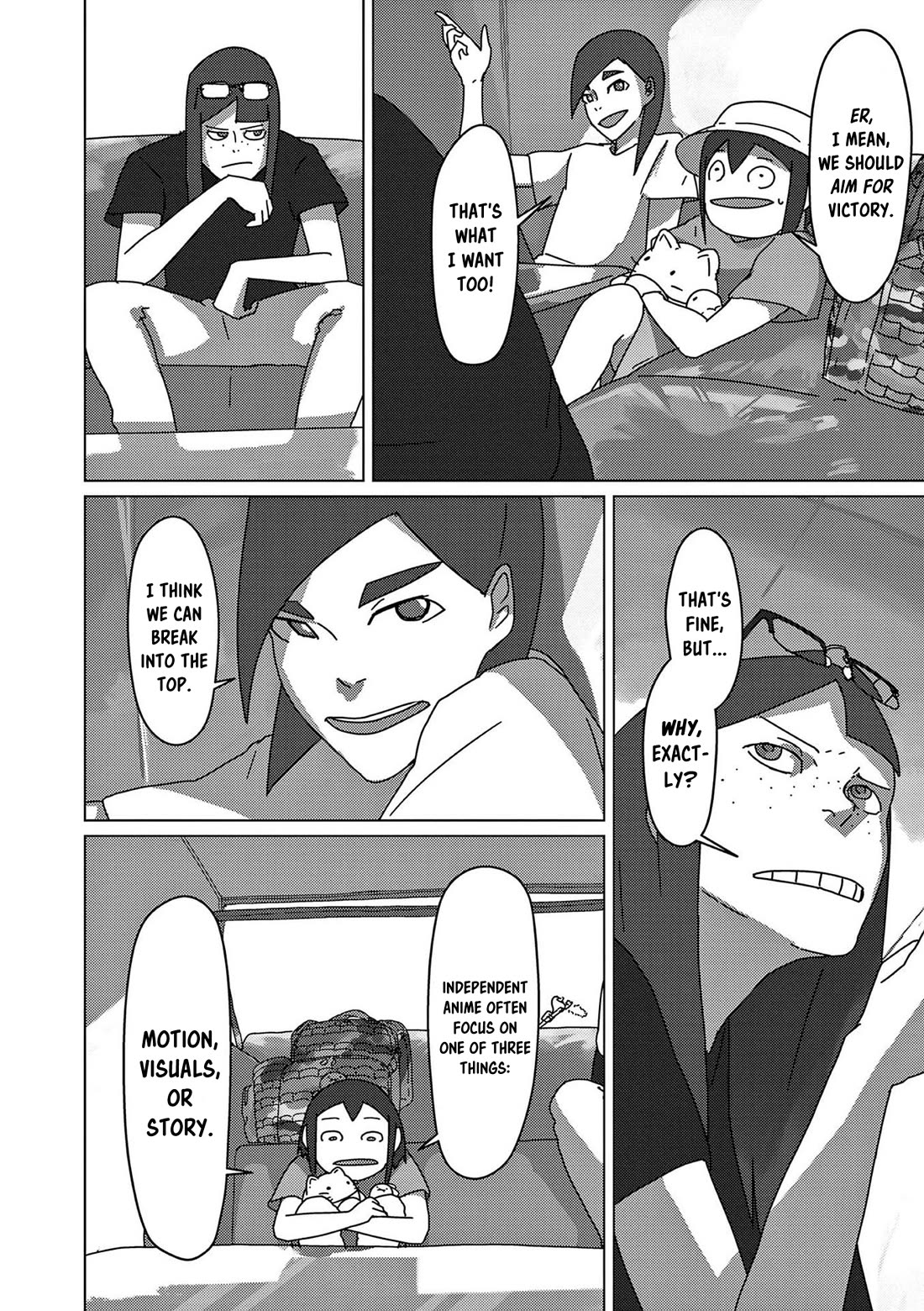 Eizouken ni wa Te wo Dasu na! Chapter 39 page 4 - Chapter 39: Who Are You People!?