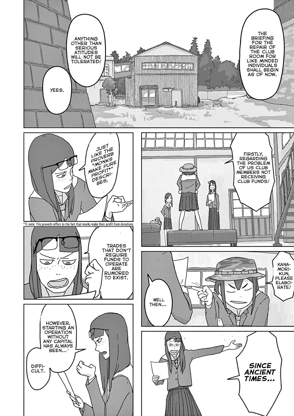 Eizouken ni wa Te wo Dasu na! Chapter 4 page 3 - Chapter 4: Motion Picture Club’s Disastrous Day