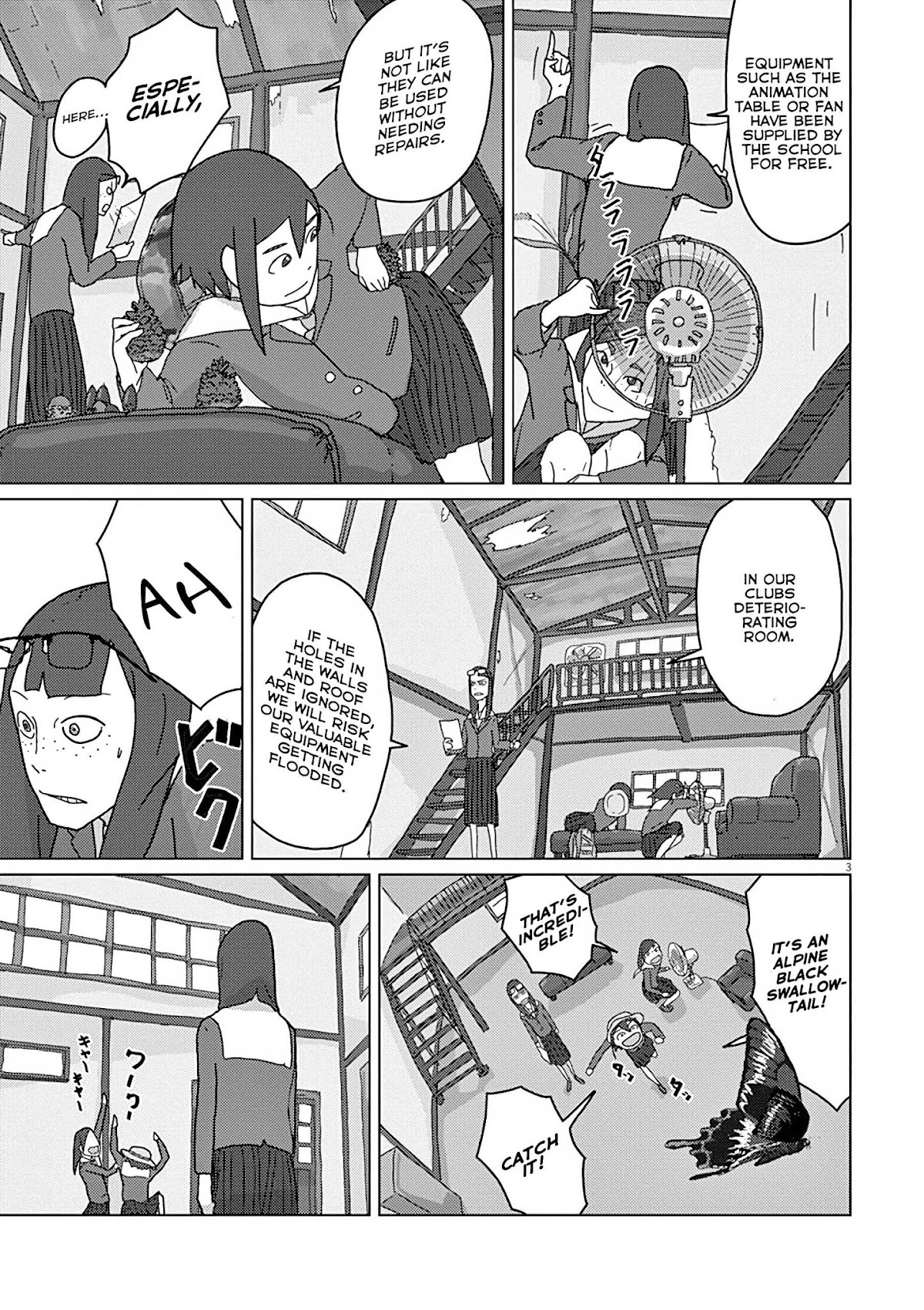 Eizouken ni wa Te wo Dasu na! Chapter 4 page 4 - Chapter 4: Motion Picture Club’s Disastrous Day