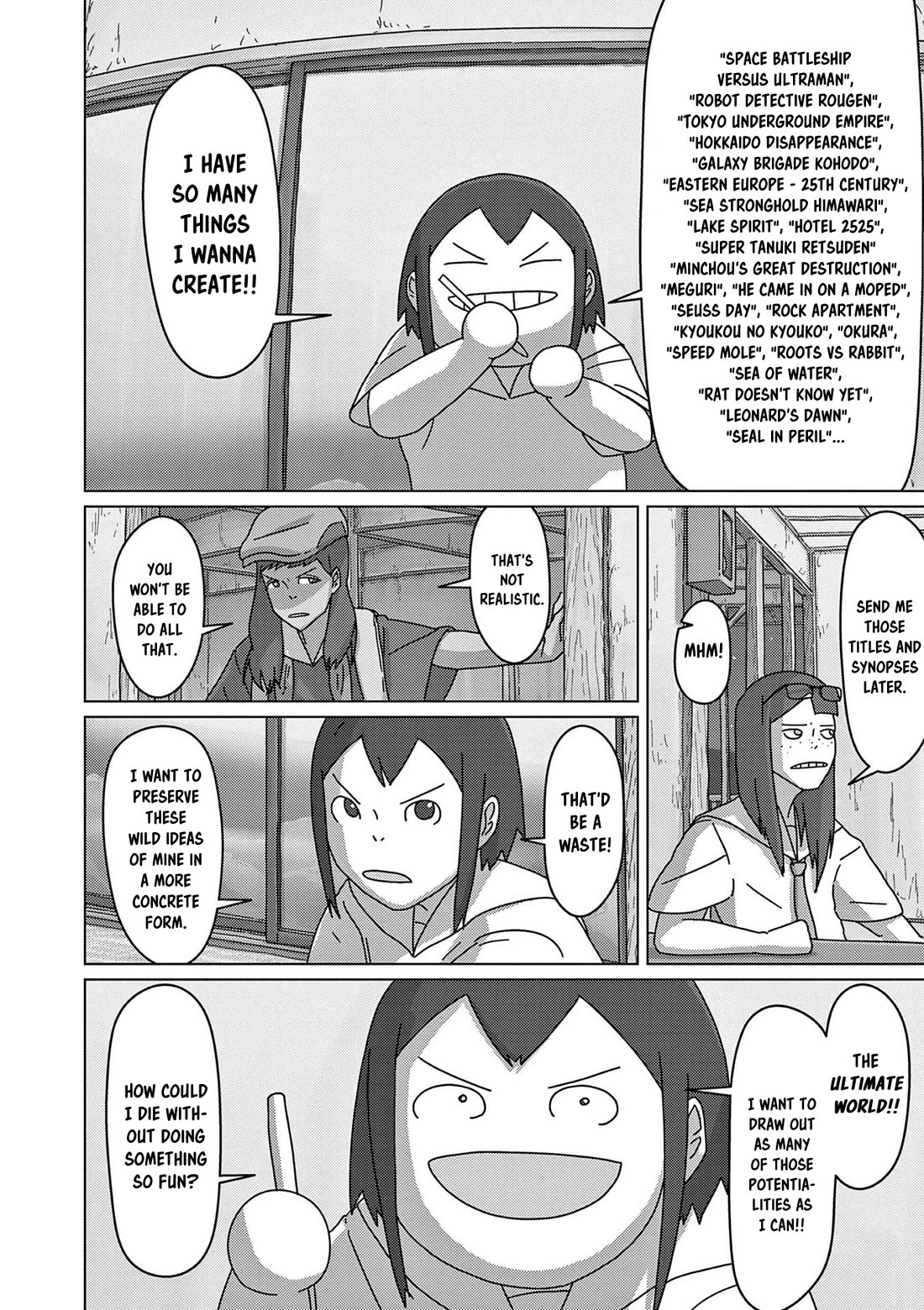 Eizouken ni wa Te wo Dasu na! Chapter 44 page 14 - Chapter 44: Newly-Equipped Eizouken!!