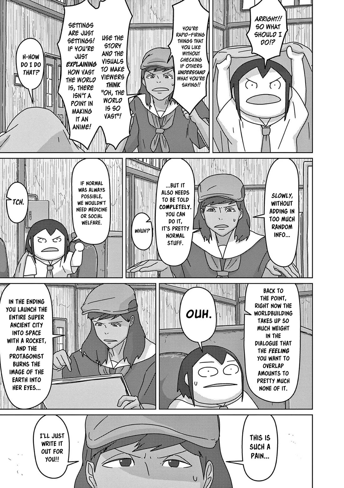 Eizouken ni wa Te wo Dasu na! Chapter 47 page 14 - Chapter 47: Earnest Discussion