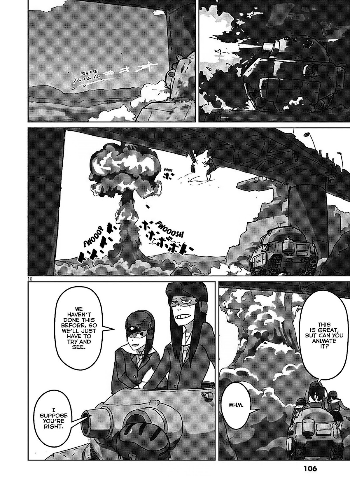 Eizouken ni wa Te wo Dasu na! Chapter 5 page 10 - Chapter 5: Make It Flashy with Less Work!!
