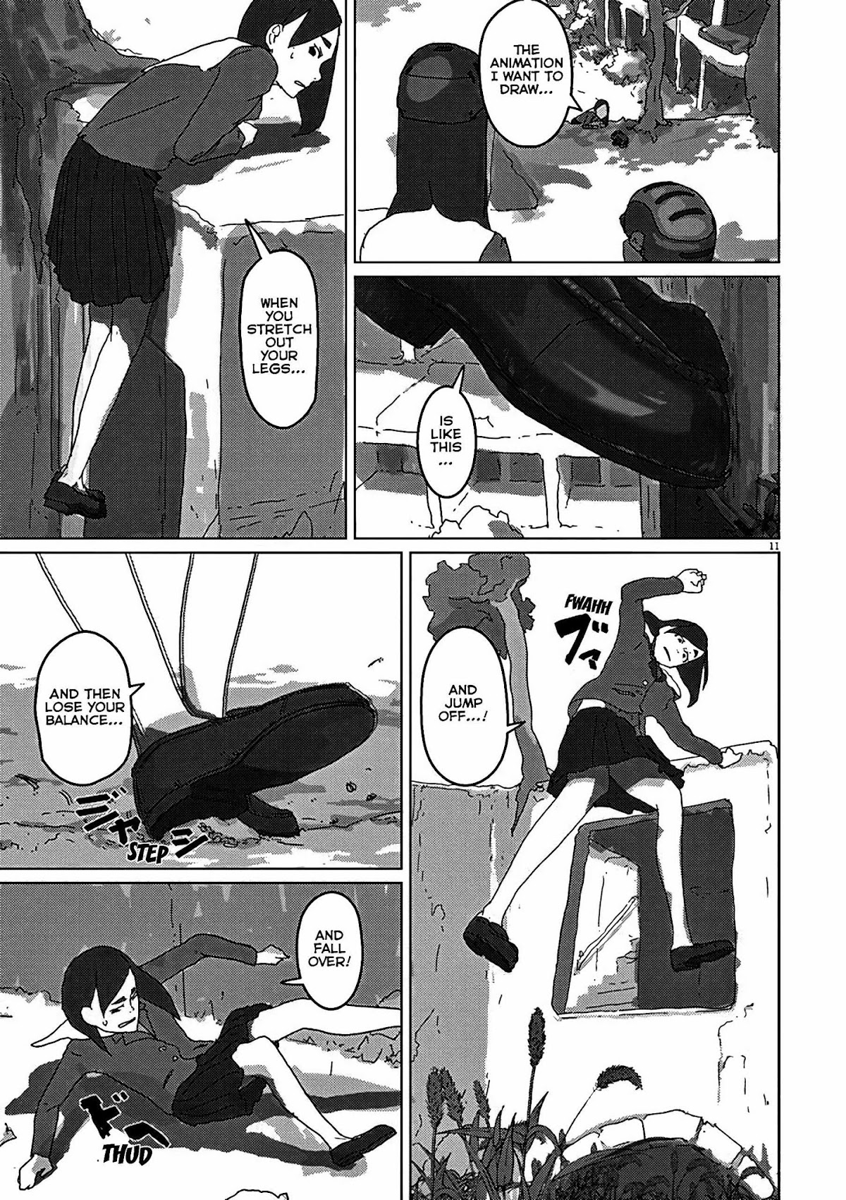 Eizouken ni wa Te wo Dasu na! Chapter 5 page 11 - Chapter 5: Make It Flashy with Less Work!!