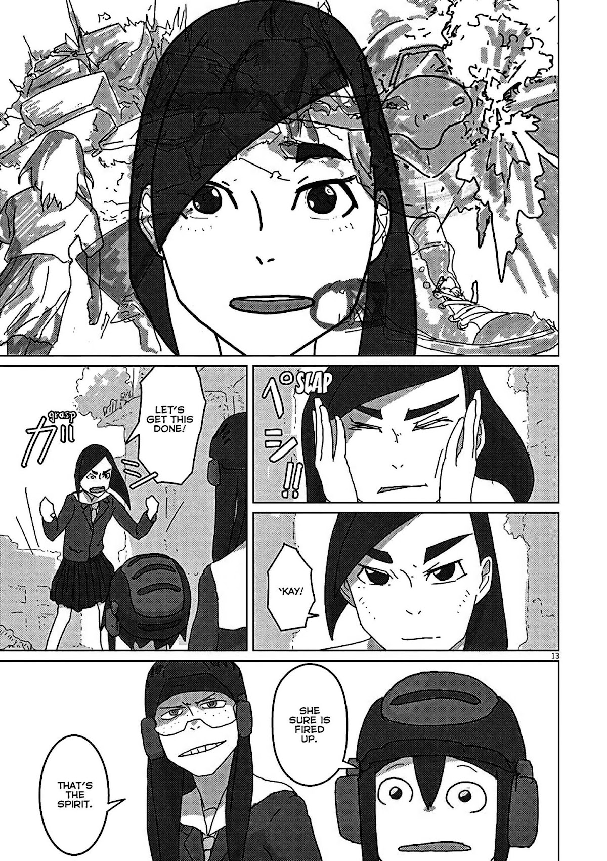 Eizouken ni wa Te wo Dasu na! Chapter 5 page 13 - Chapter 5: Make It Flashy with Less Work!!