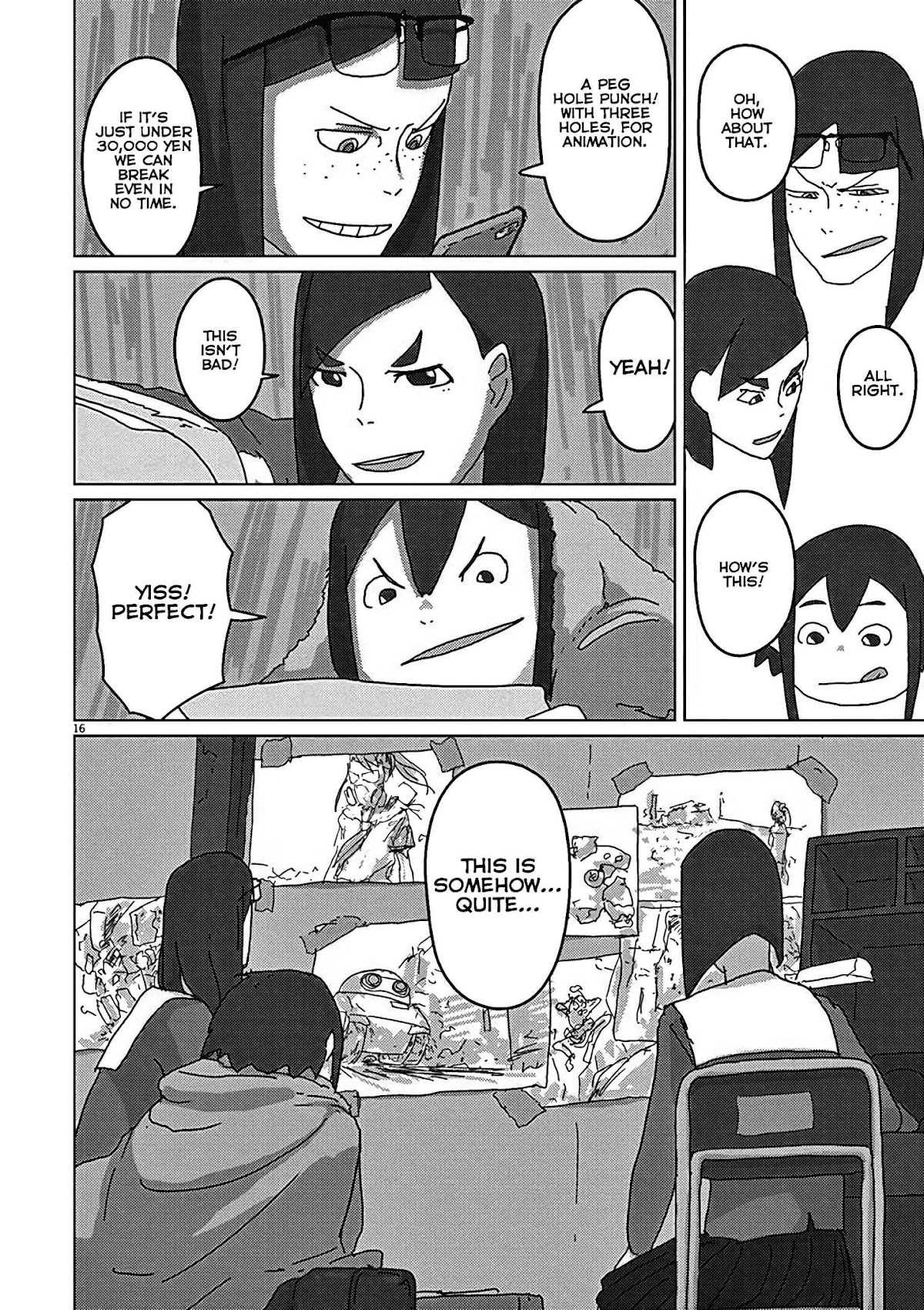 Eizouken ni wa Te wo Dasu na! Chapter 5 page 16 - Chapter 5: Make It Flashy with Less Work!!
