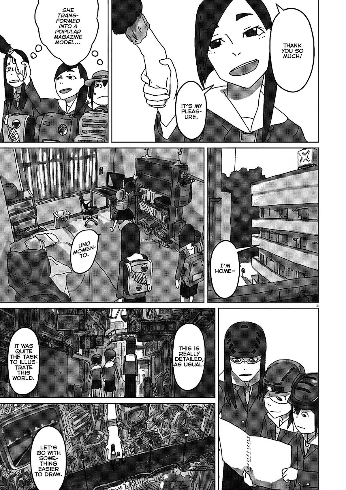 Eizouken ni wa Te wo Dasu na! Chapter 5 page 5 - Chapter 5: Make It Flashy with Less Work!!