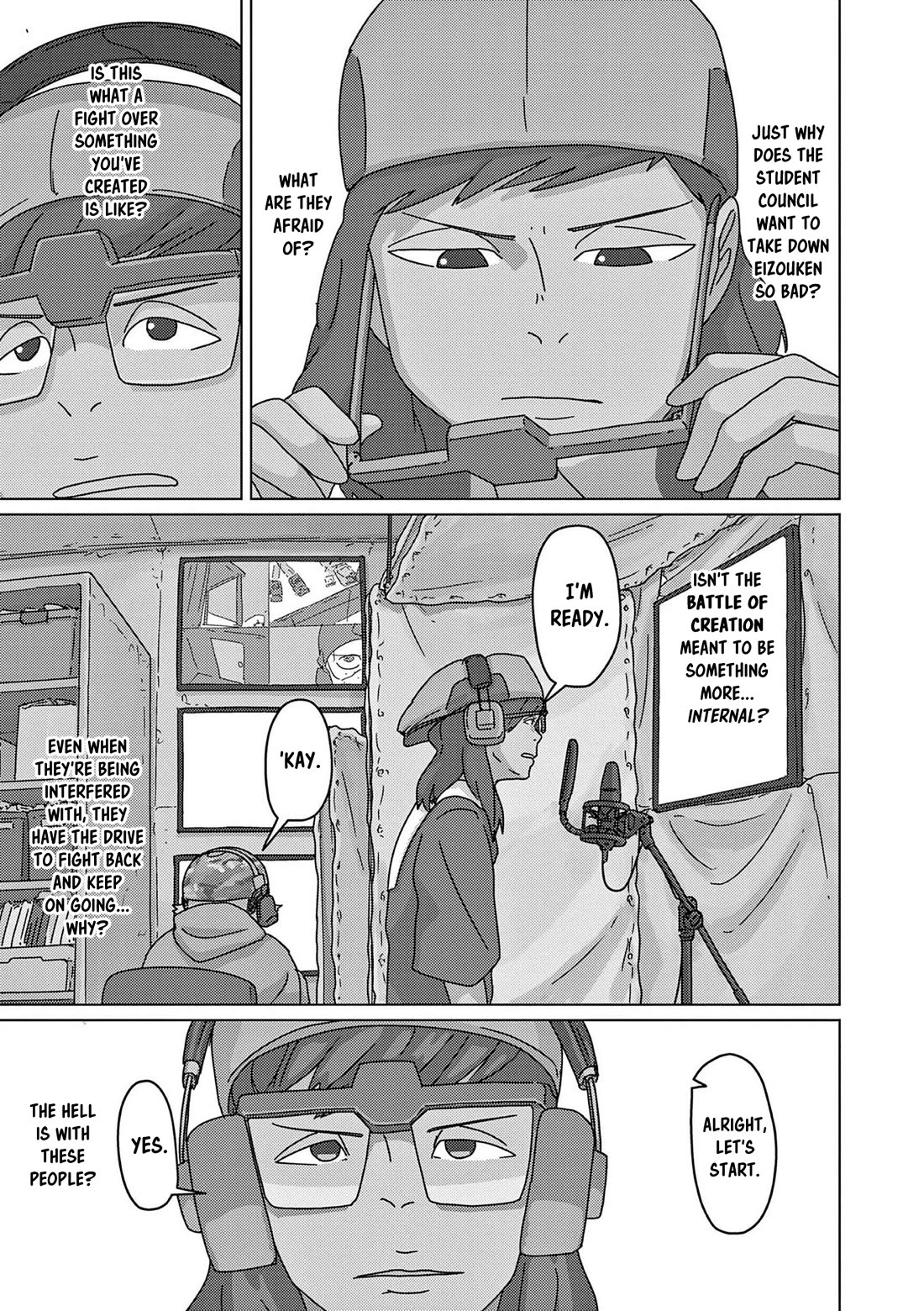 Eizouken ni wa Te wo Dasu na! Chapter 50 page 10 - Chapter 50: Battle
