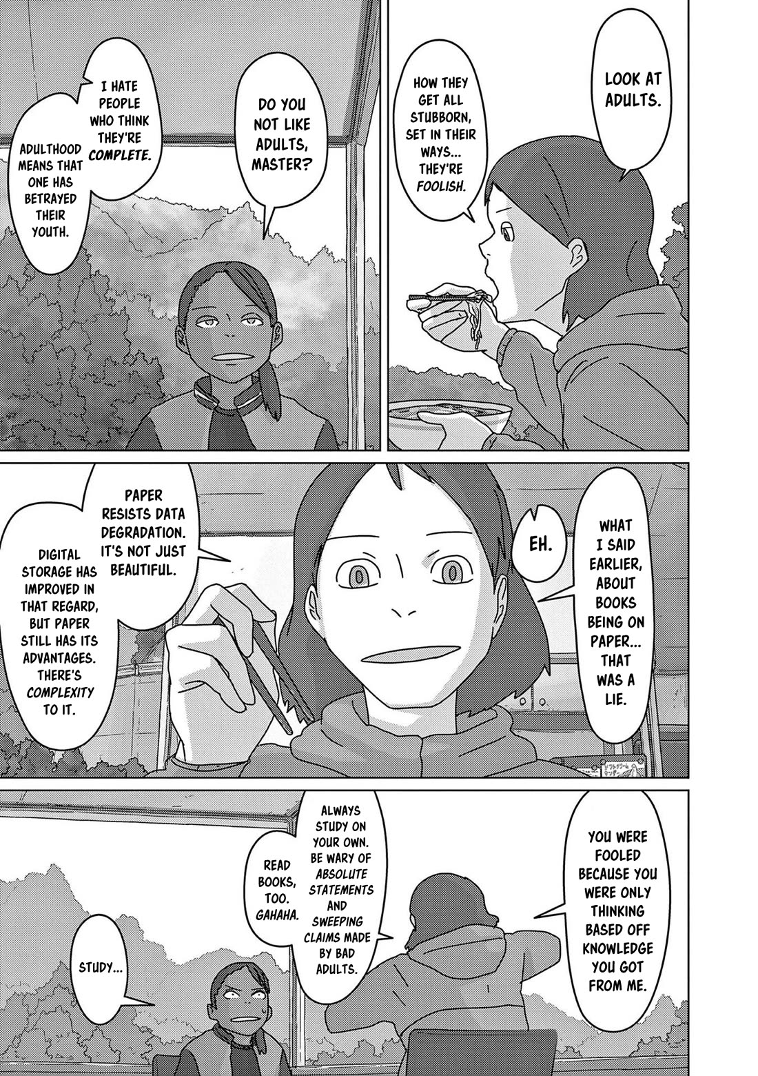 Eizouken ni wa Te wo Dasu na! Chapter 52 page 12 - Chapter 52: Sowande And Master