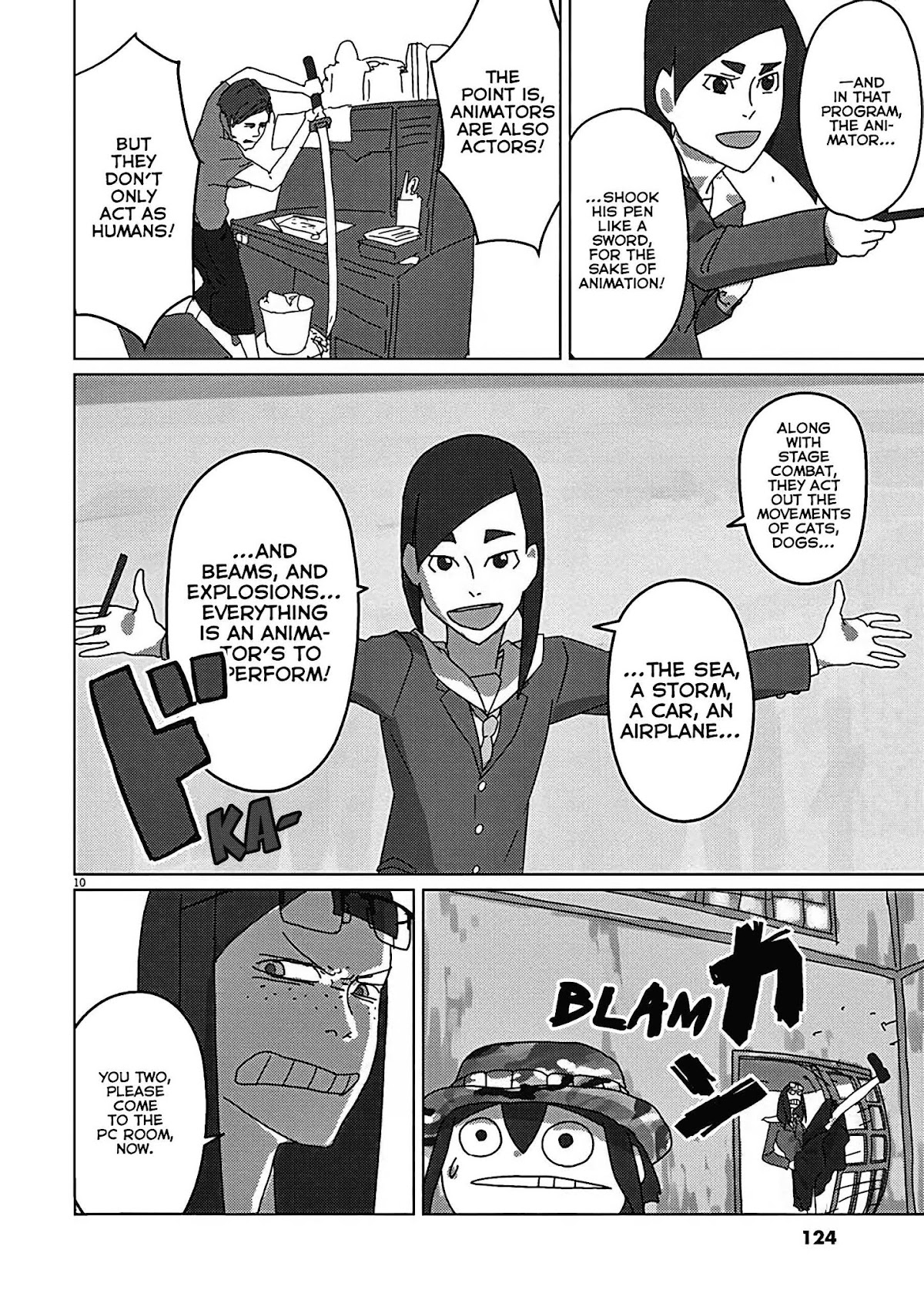 Eizouken ni wa Te wo Dasu na! Chapter 6 page 10 - Chapter 6: 1848-Hour Labor Crisis