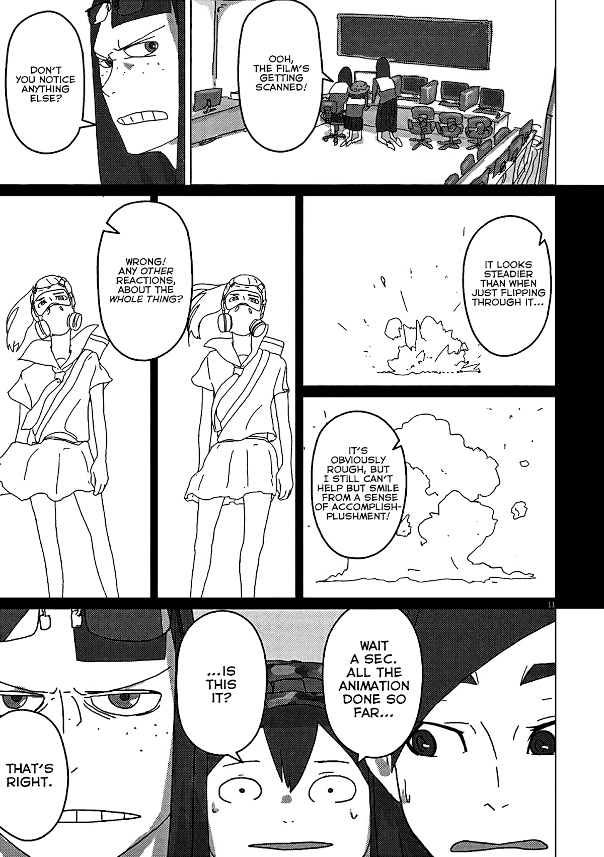 Eizouken ni wa Te wo Dasu na! Chapter 6 page 11 - Chapter 6: 1848-Hour Labor Crisis