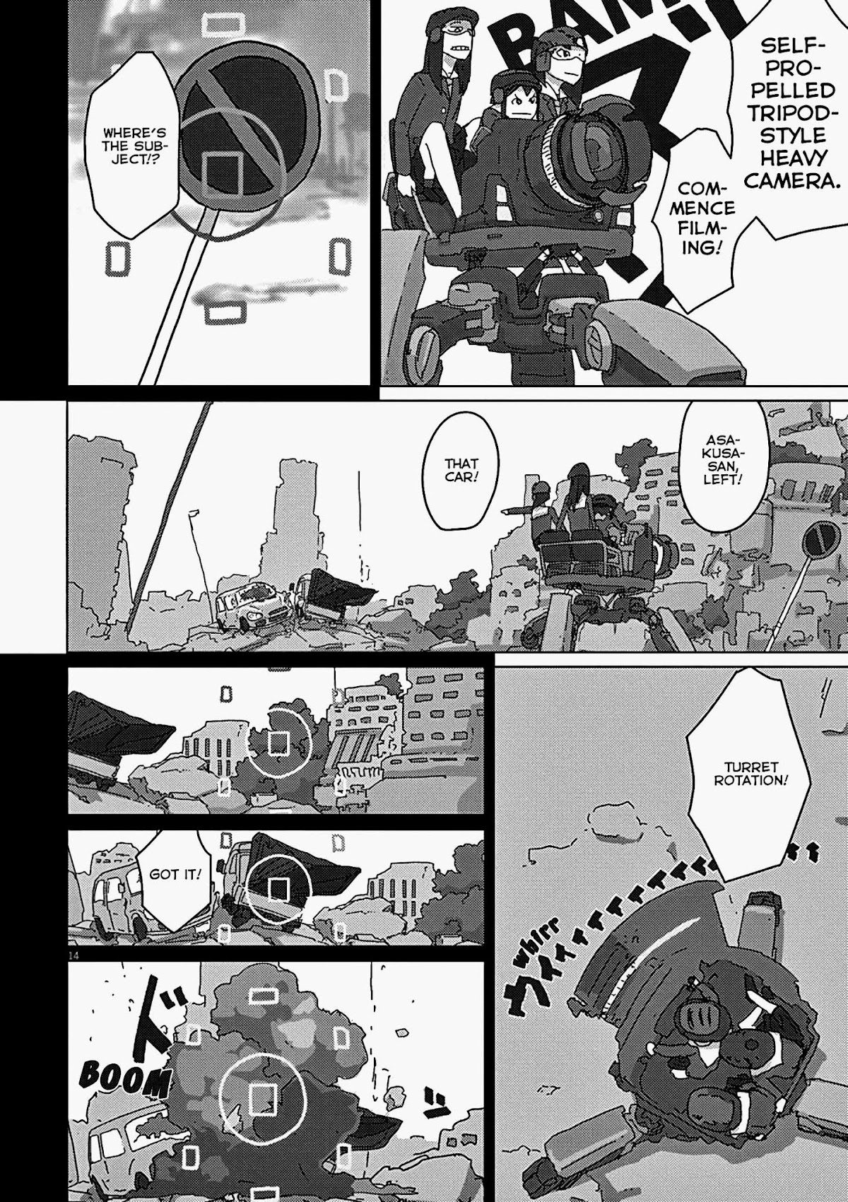 Eizouken ni wa Te wo Dasu na! Chapter 6 page 14 - Chapter 6: 1848-Hour Labor Crisis