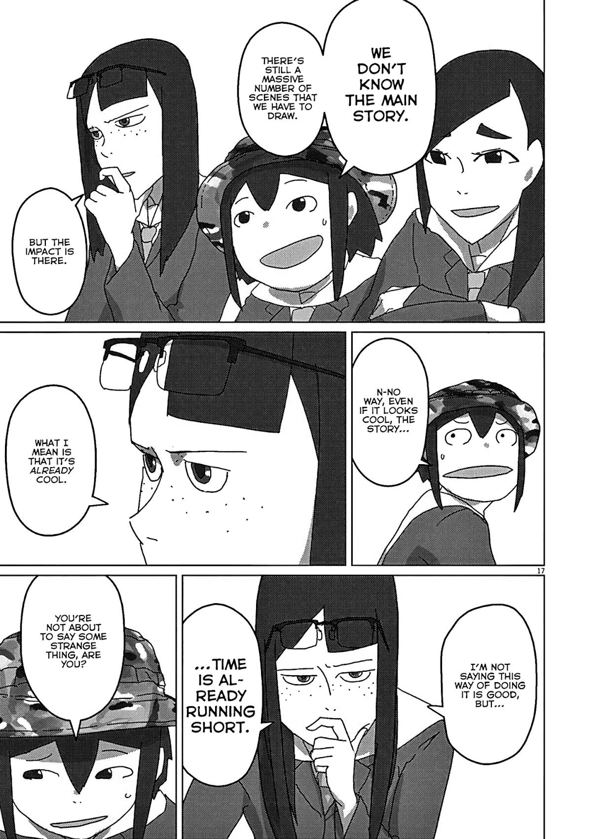 Eizouken ni wa Te wo Dasu na! Chapter 6 page 17 - Chapter 6: 1848-Hour Labor Crisis