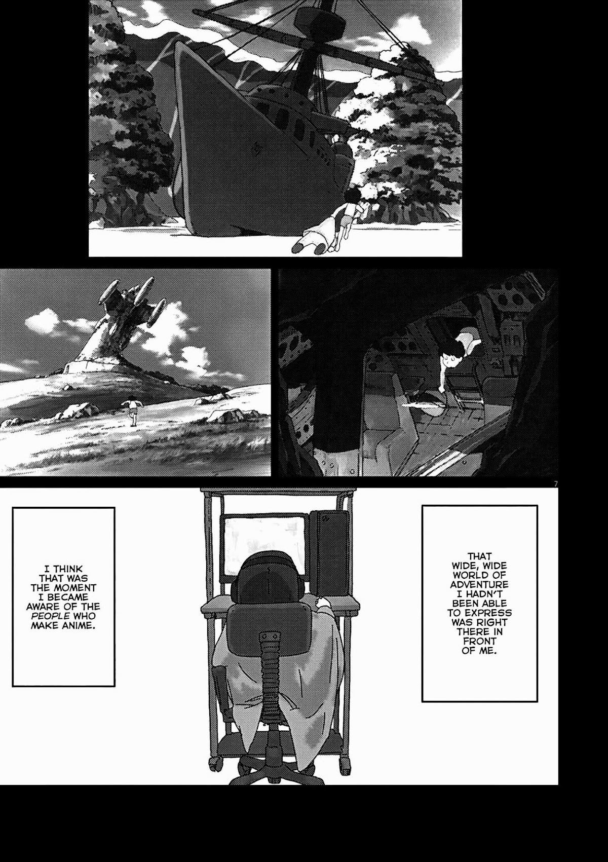 Eizouken ni wa Te wo Dasu na! Chapter 6 page 7 - Chapter 6: 1848-Hour Labor Crisis