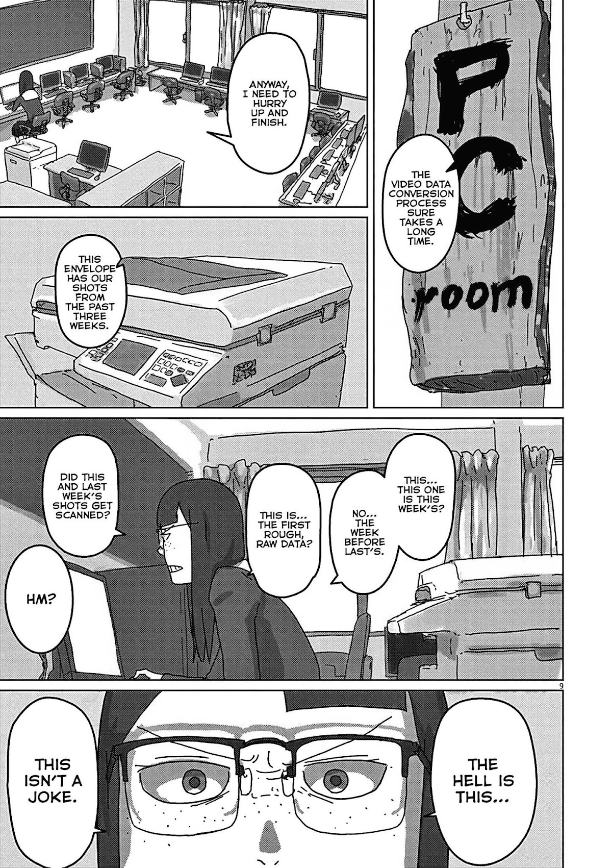 Eizouken ni wa Te wo Dasu na! Chapter 6 page 9 - Chapter 6: 1848-Hour Labor Crisis