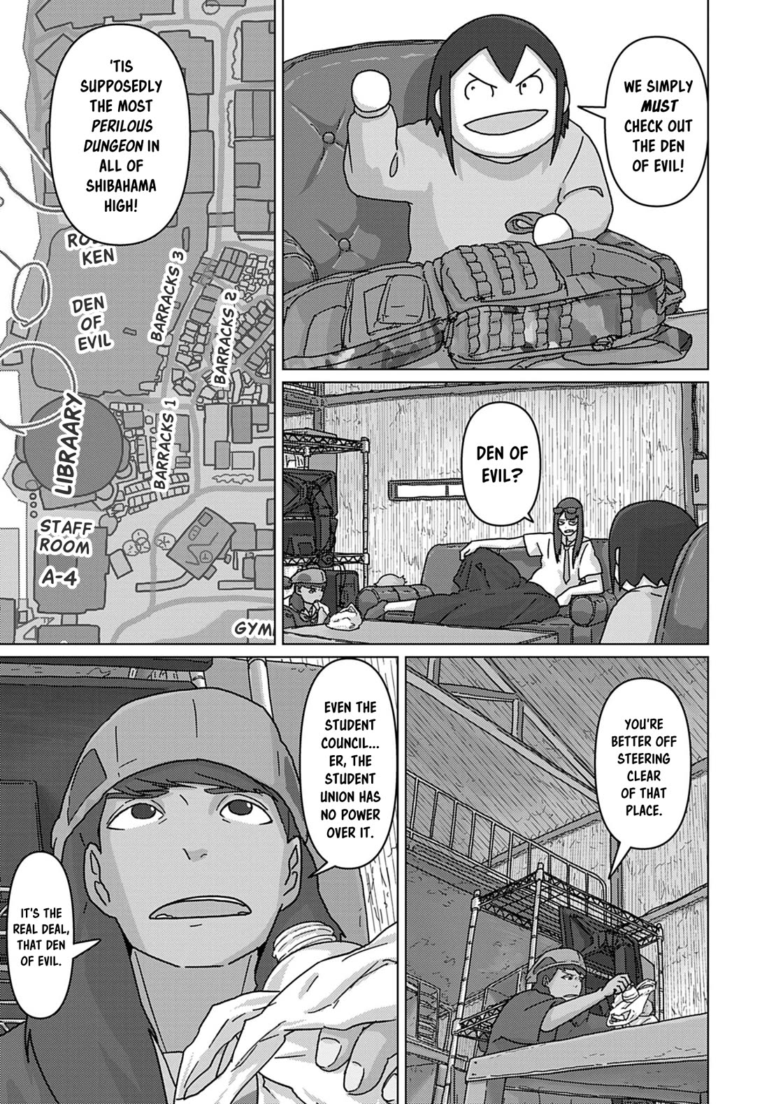 Eizouken ni wa Te wo Dasu na! Chapter 62 page 3 - Chapter 62: Infiltration! Shibahama High's Den Of Evil