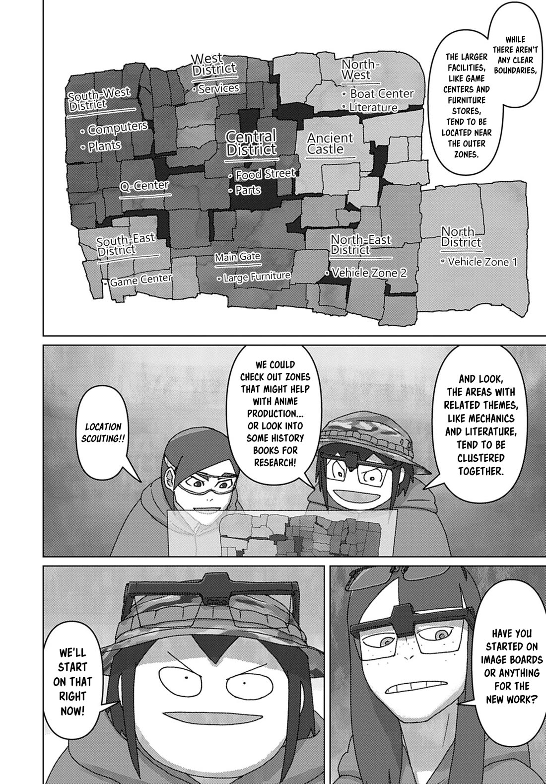 Eizouken ni wa Te wo Dasu na! Chapter 66 page 16 - Chapter 66: Shibahama Cyberpunk