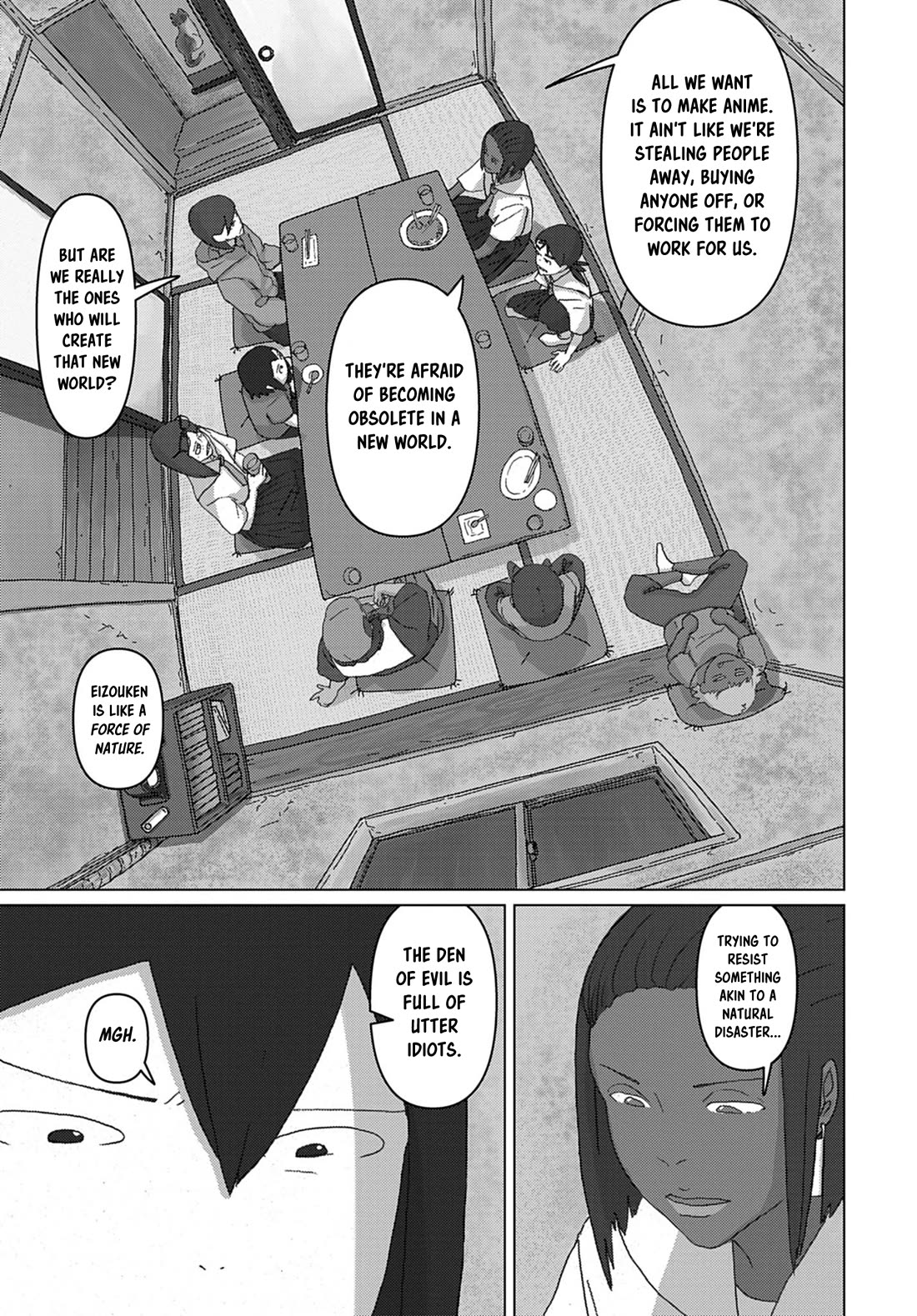 Eizouken ni wa Te wo Dasu na! Chapter 70 page 11 - Chapter 70: Ramen Shop & People