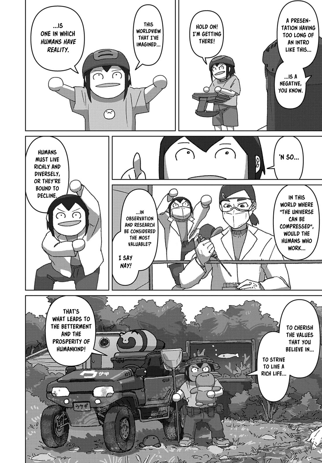 Eizouken ni wa Te wo Dasu na! Chapter 72 page 8 - Chapter 72: The World Revolves And Comes Together