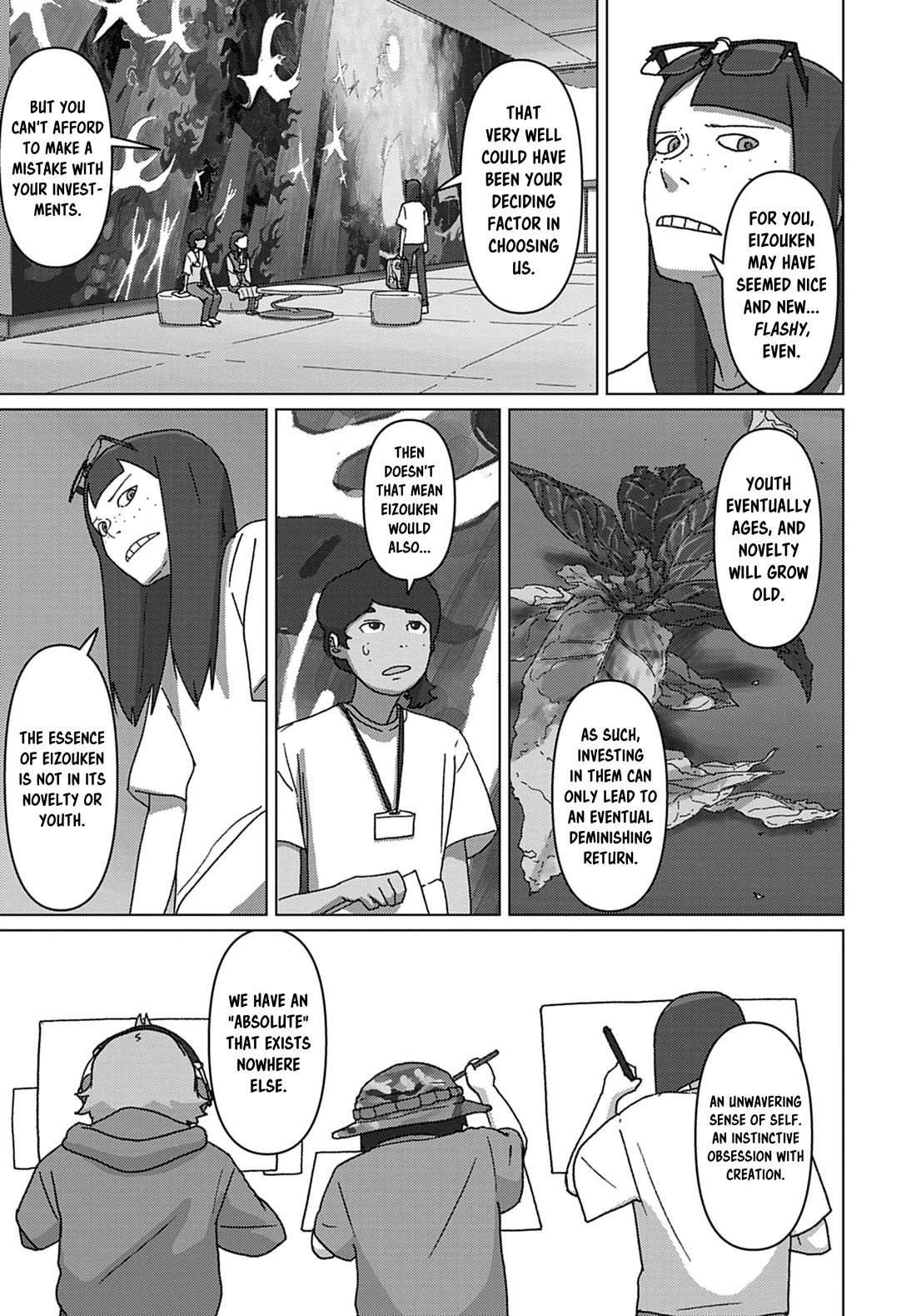 Eizouken ni wa Te wo Dasu na! Chapter 73 page 18 - Chapter 73: We Will Become...