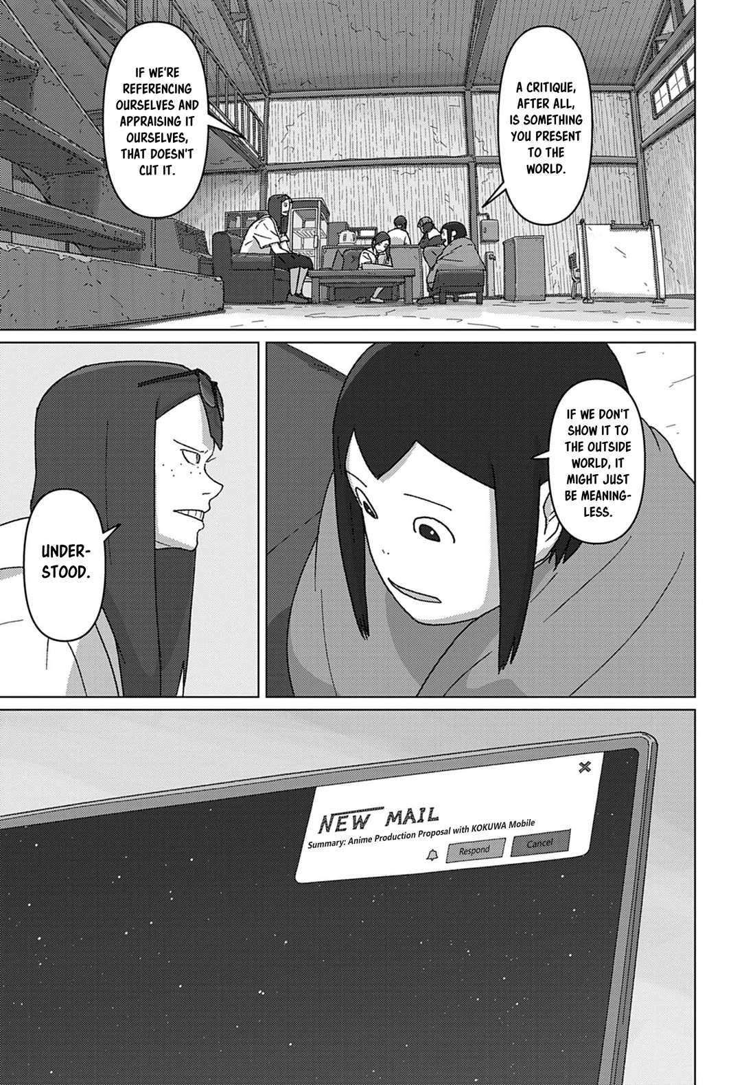 Eizouken ni wa Te wo Dasu na! Chapter 73 page 4 - Chapter 73: We Will Become...