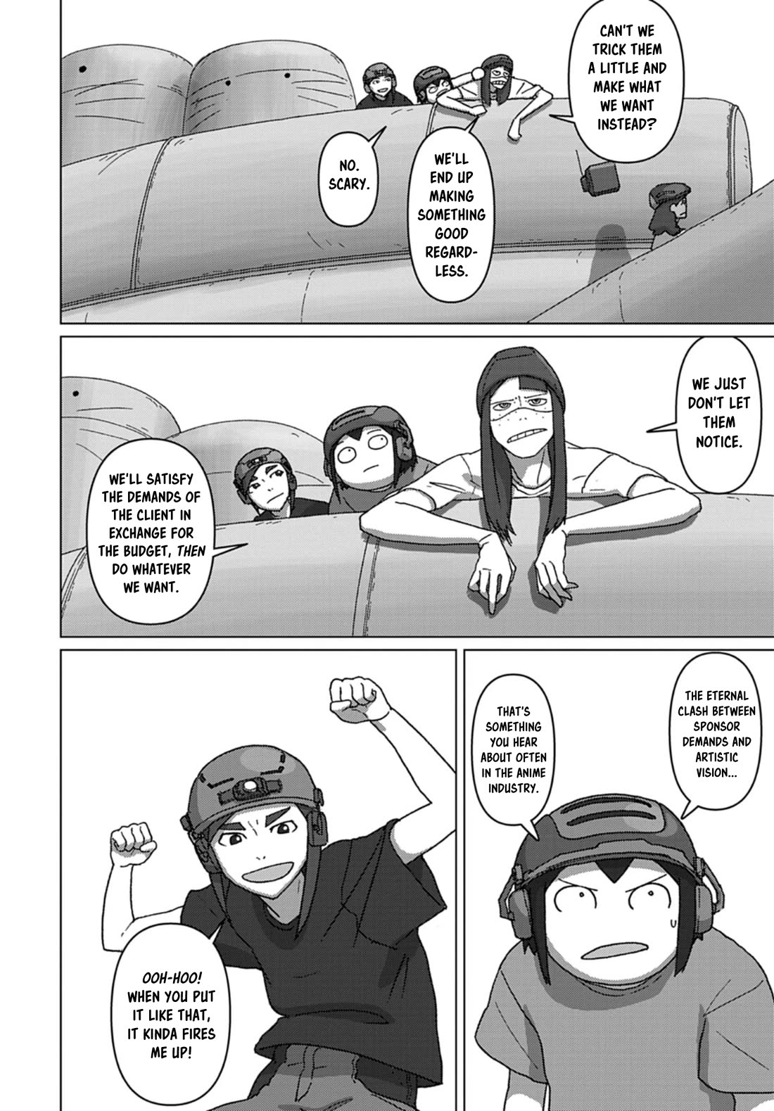 Eizouken ni wa Te wo Dasu na! Chapter 74 page 13 - Chapter 74: Are You Dissatisfied With The Way Things Are?