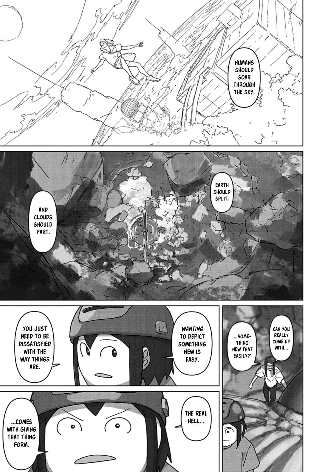 Eizouken ni wa Te wo Dasu na! Chapter 74 page 18 - Chapter 74: Are You Dissatisfied With The Way Things Are?