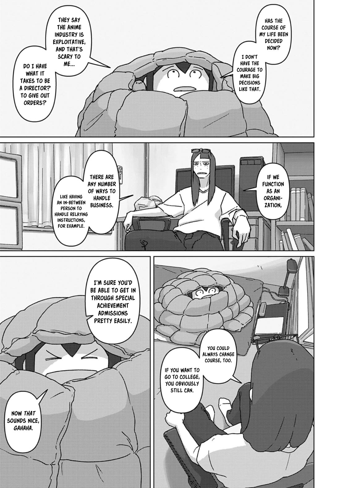 Eizouken ni wa Te wo Dasu na! Chapter 74 page 5 - Chapter 74: Are You Dissatisfied With The Way Things Are?