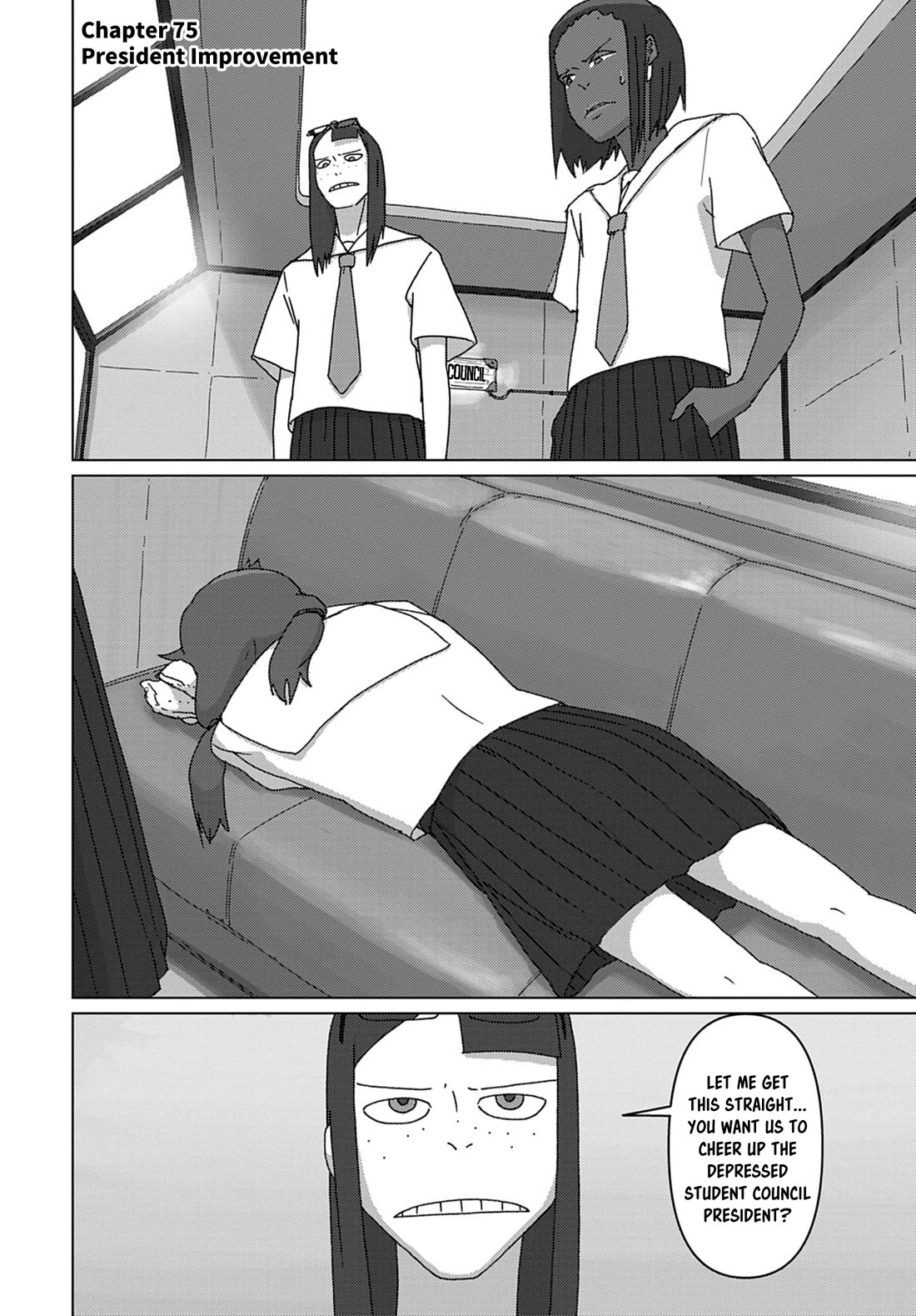 Eizouken ni wa Te wo Dasu na! Chapter 75 page 2 - Chapter 75: President Improvement