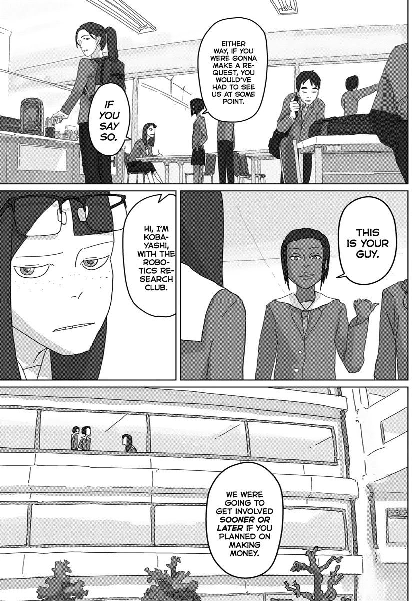Eizouken ni wa Te wo Dasu na! Chapter 8 page 3 - Chapter 8: Discovering an Iron Giant!