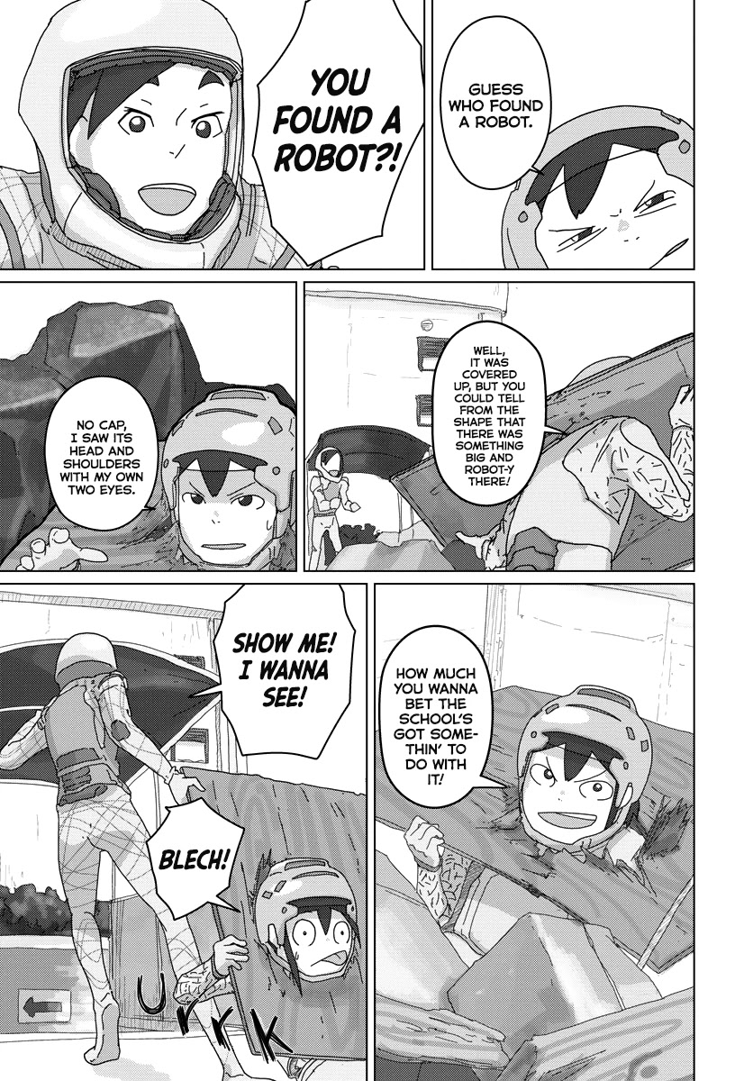 Eizouken ni wa Te wo Dasu na! Chapter 8 page 5 - Chapter 8: Discovering an Iron Giant!