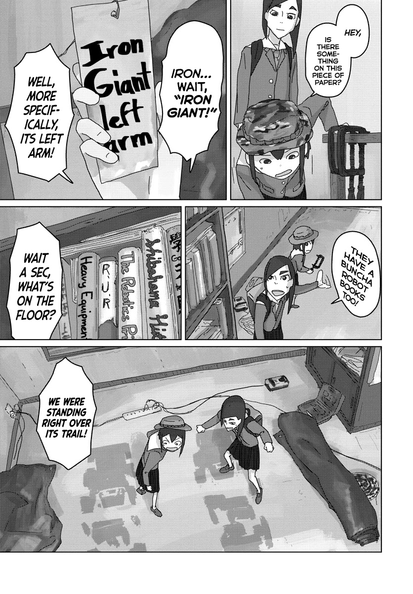 Eizouken ni wa Te wo Dasu na! Chapter 8 page 7 - Chapter 8: Discovering an Iron Giant!
