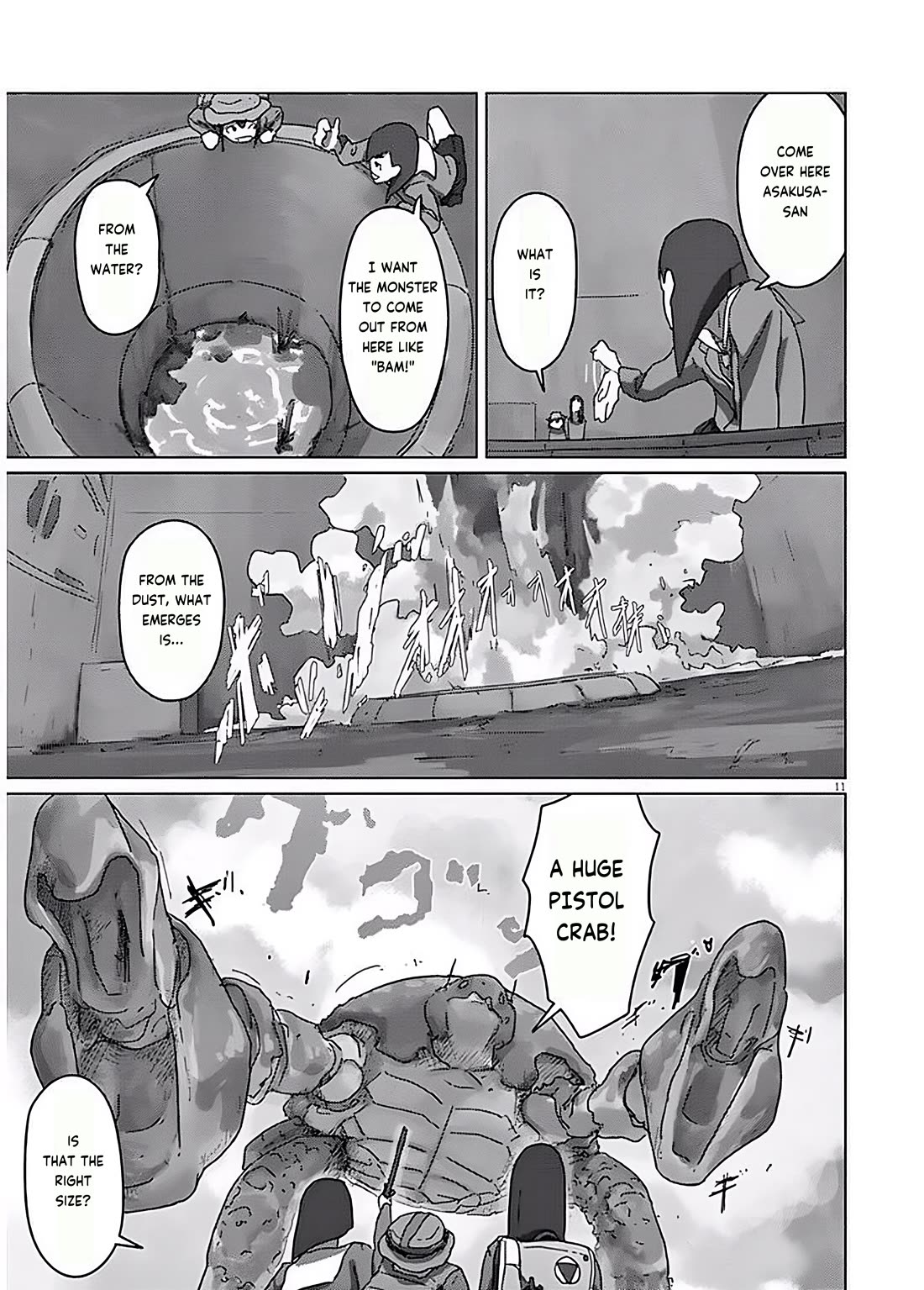 Eizouken ni wa Te wo Dasu na! Chapter 9 page 11 - Chapter 9: Underground Encounter