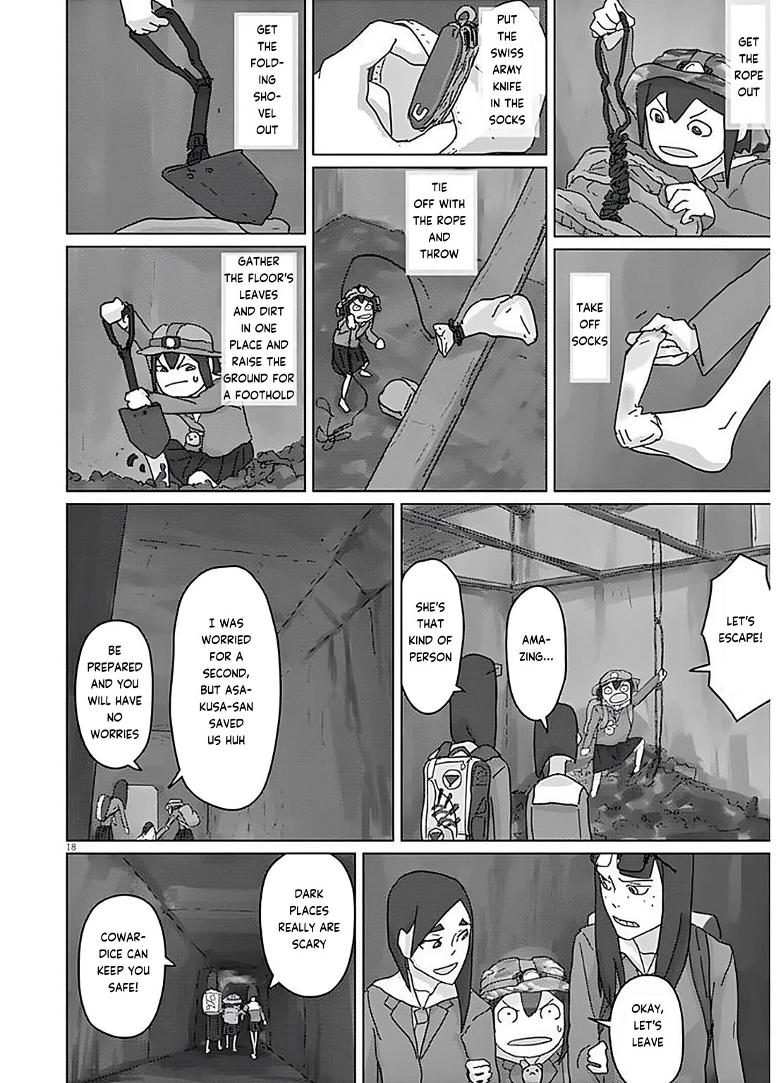 Eizouken ni wa Te wo Dasu na! Chapter 9 page 18 - Chapter 9: Underground Encounter