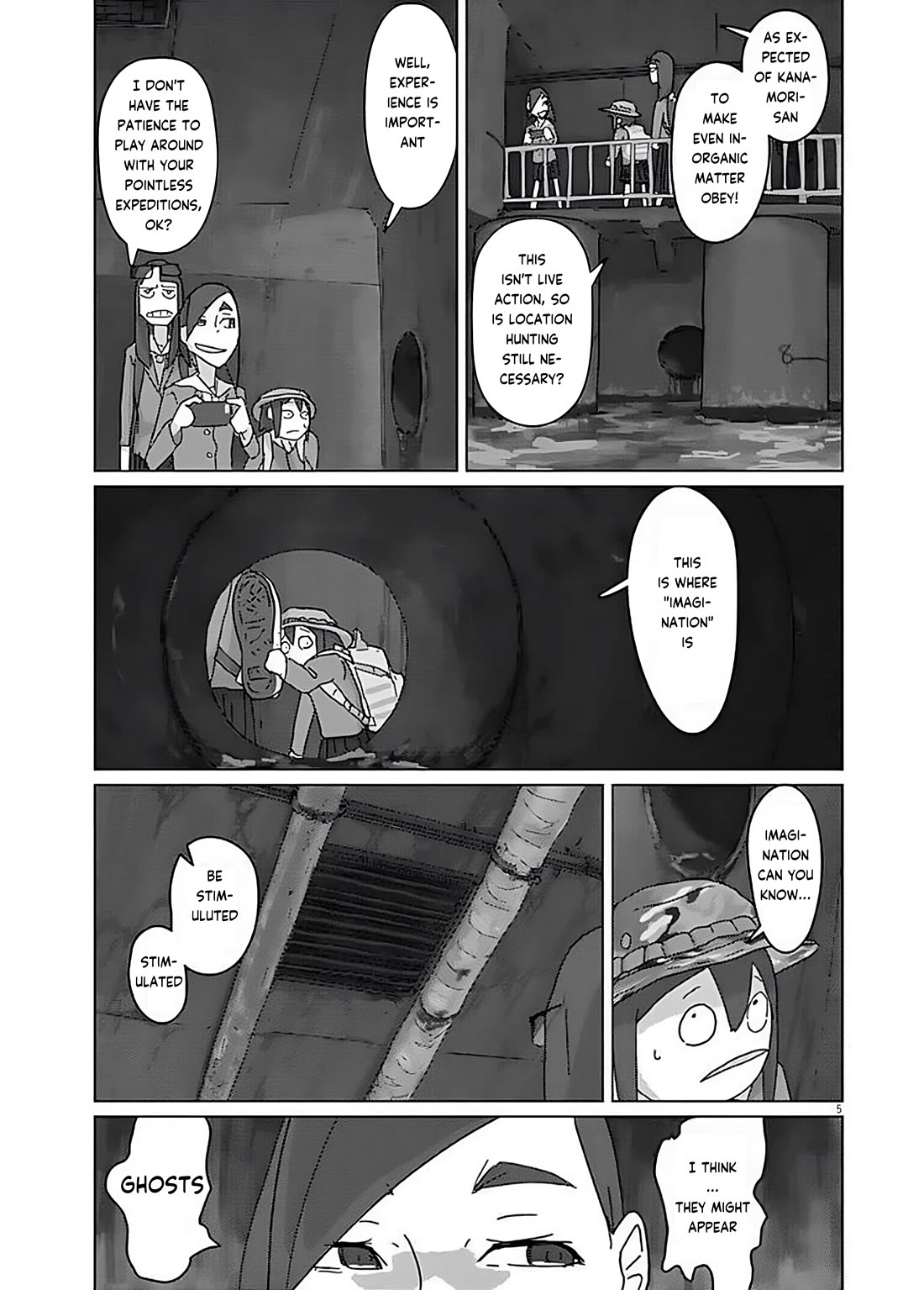 Eizouken ni wa Te wo Dasu na! Chapter 9 page 5 - Chapter 9: Underground Encounter