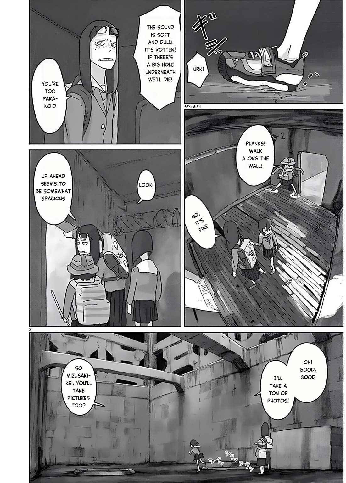 Eizouken ni wa Te wo Dasu na! Chapter 9 page 8 - Chapter 9: Underground Encounter