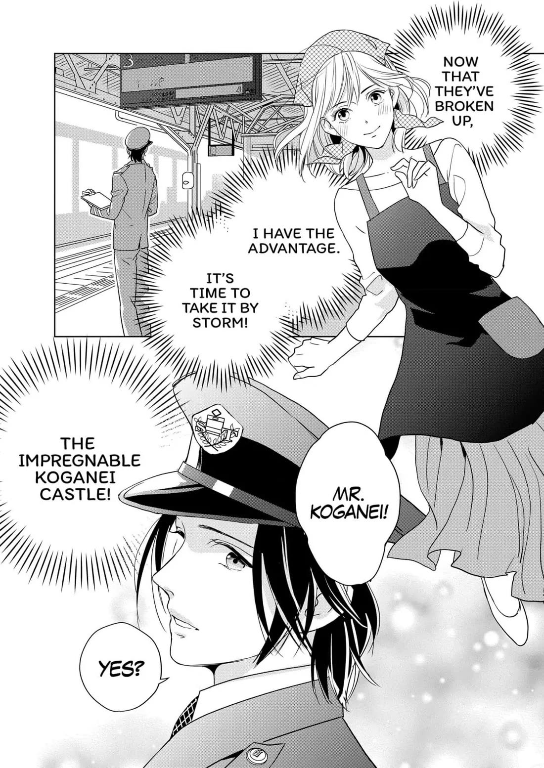 Ekikoi: The Young Miss Falls for the Station Attendant Chapter 10 page 17 - Chapter 10