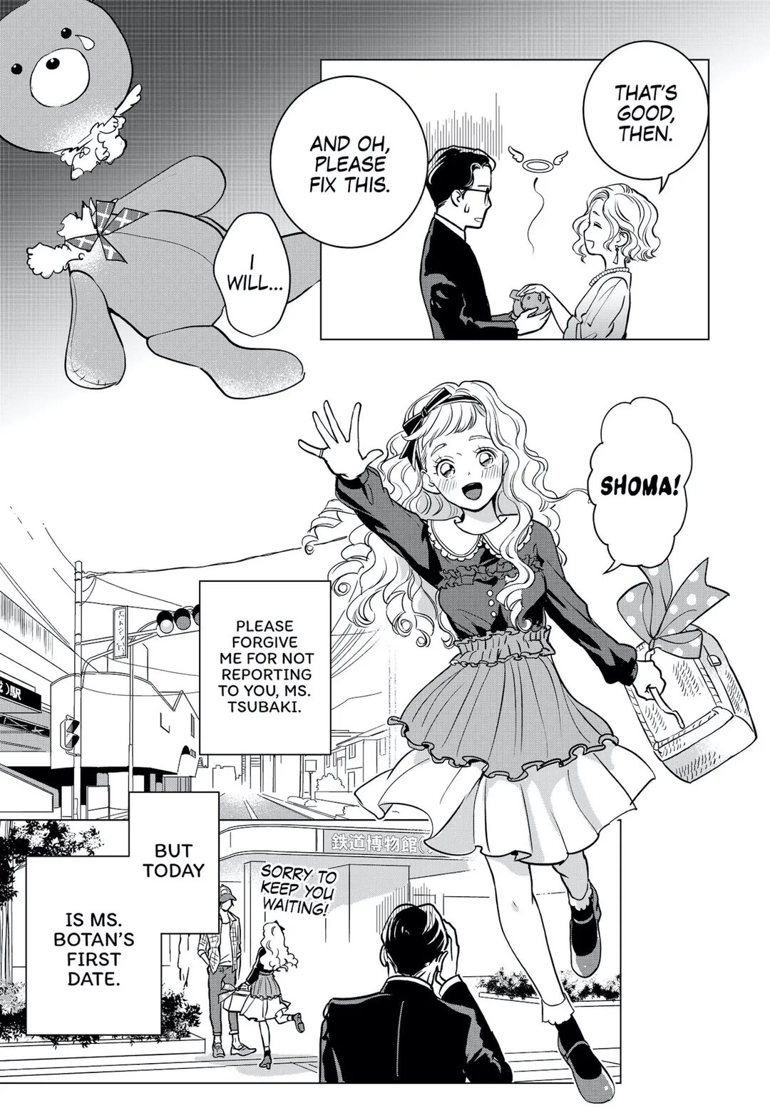 Ekikoi: The Young Miss Falls for the Station Attendant Chapter 4 page 7 - Chapter 4