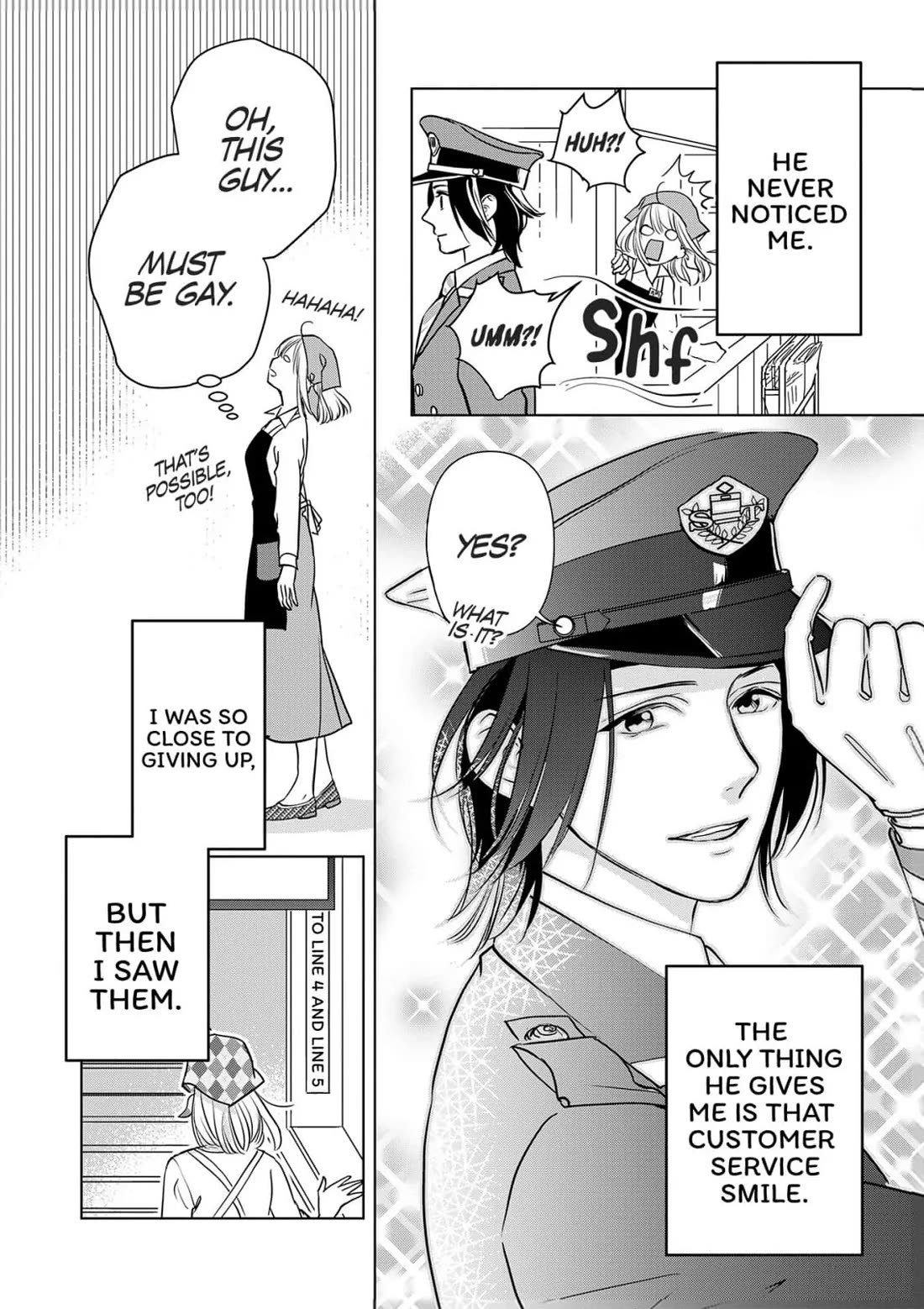 Ekikoi: The Young Miss Falls for the Station Attendant Chapter 8 page 12 - Chapter 8