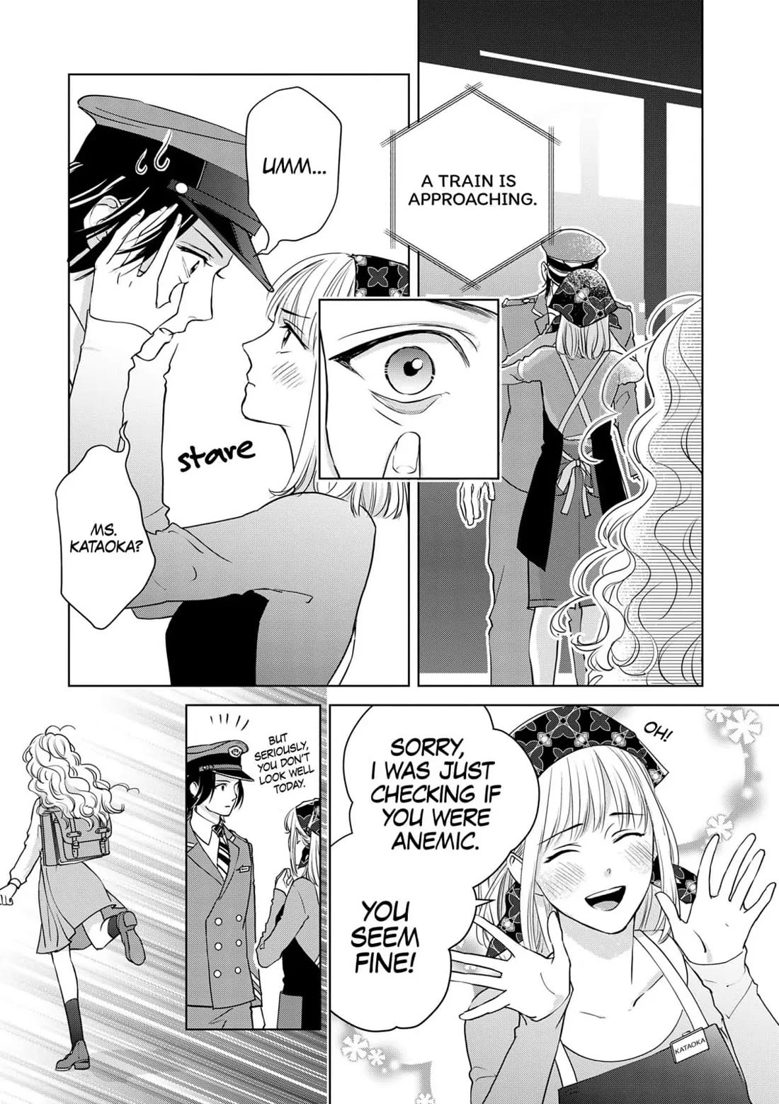 Ekikoi: The Young Miss Falls for the Station Attendant Chapter 8 page 2 - Chapter 8