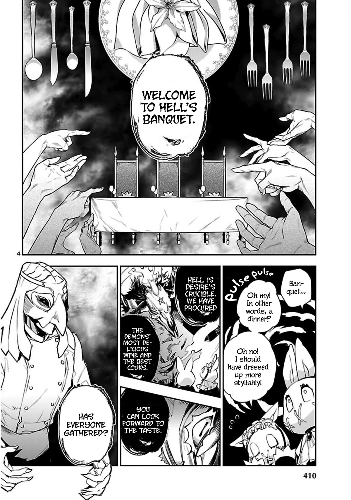 Eko Eko Azaraku: Reborn Chapter 19 page 5 - Chapter 19: Hell's Supper - La Menu de L'enfer