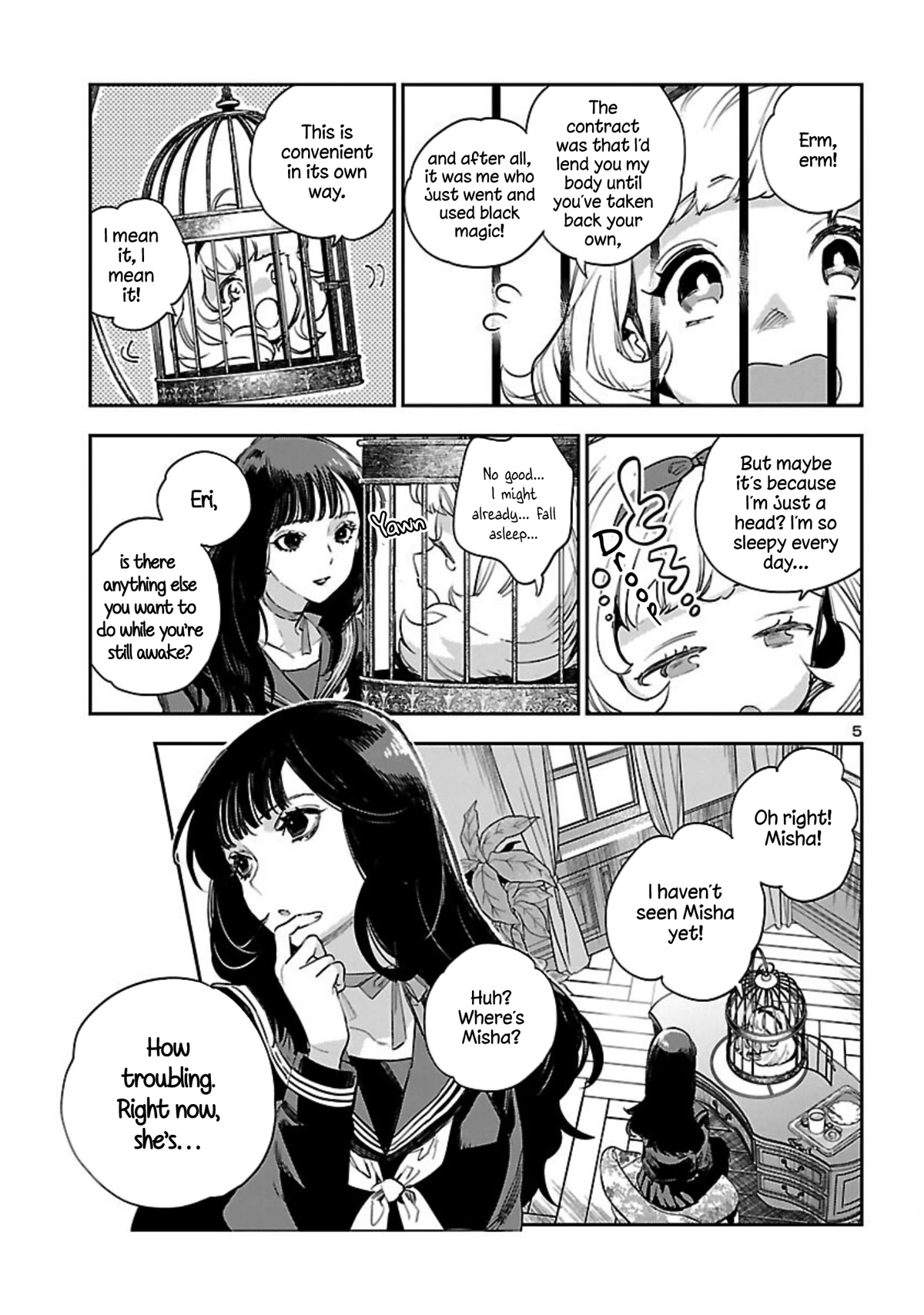 Eko Eko Azaraku: Reborn Chapter 21 page 6 - Chapter 21: Misha The Familiar