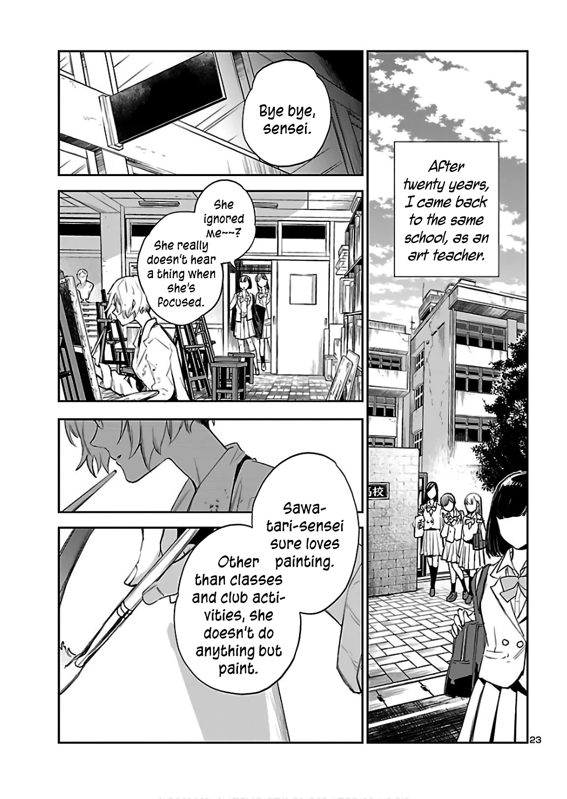 Eko Eko Azaraku: Reborn Chapter 3 page 24 - Chapter 3: The Red Colored Paint