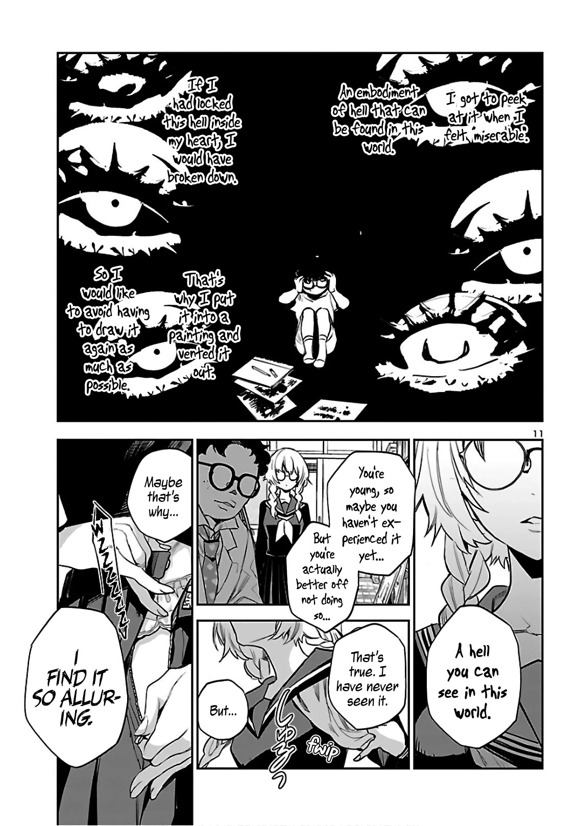 Eko Eko Azaraku: Reborn Chapter 4 page 12 - Chapter 4: The Red Colored Paint - The Flipside