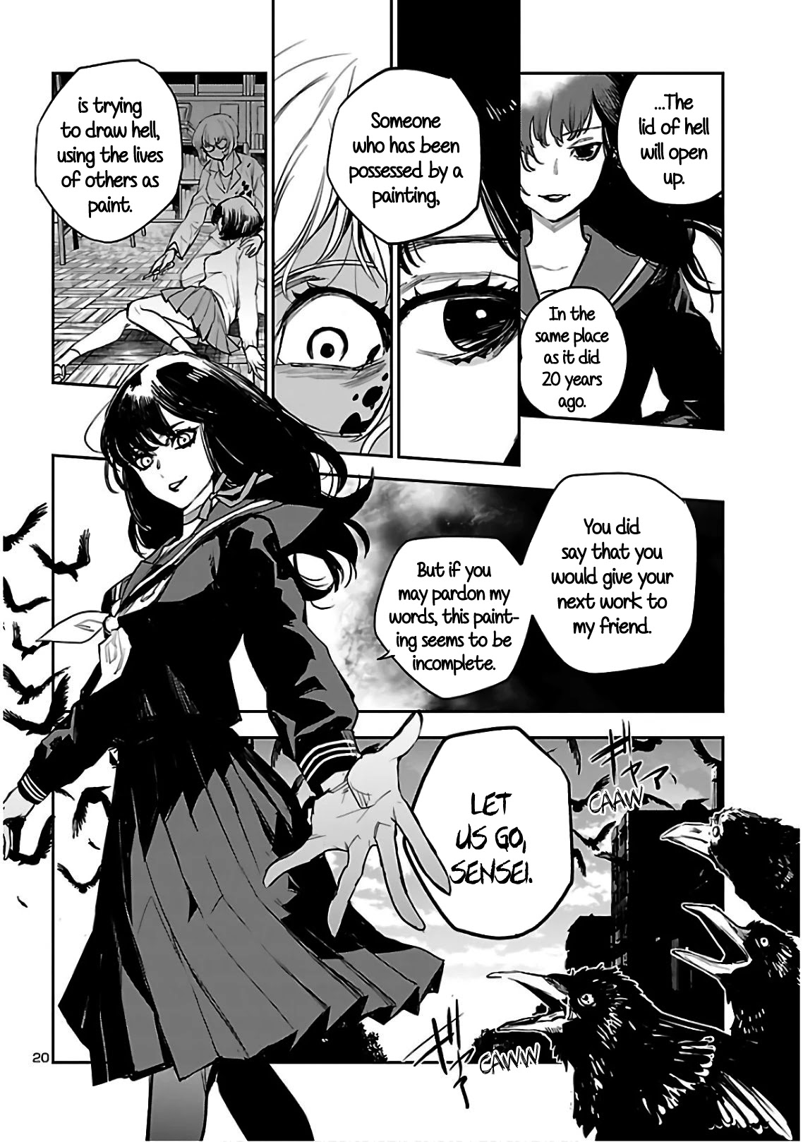 Eko Eko Azaraku: Reborn Chapter 4 page 21 - Chapter 4: The Red Colored Paint - The Flipside