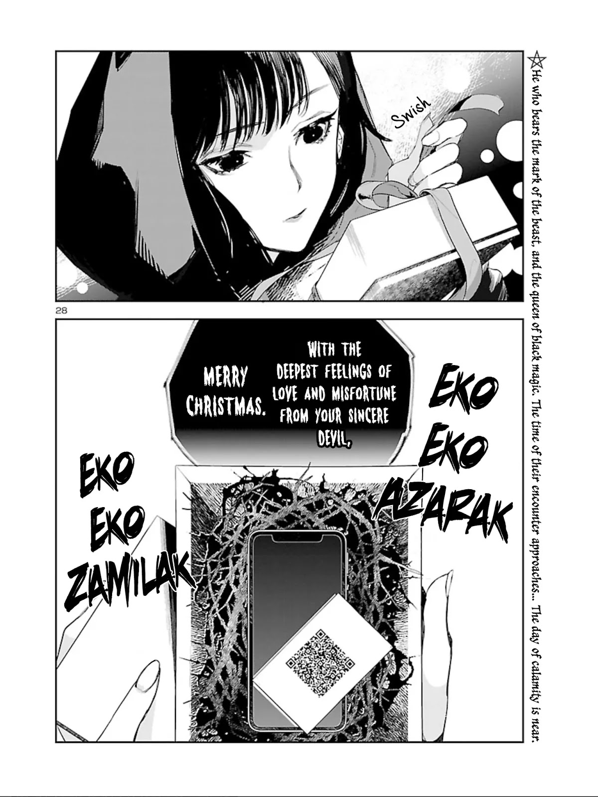 Eko Eko Azaraku: Reborn Chapter 9 page 28 - Chapter 9: Welcome to the BLACK X'MAS