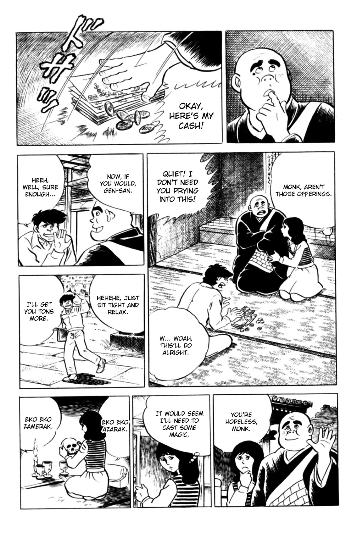 Eko Eko Azaraku Chapter 114 page 10 - Chapter 114: The Monk and the Great Buddha
