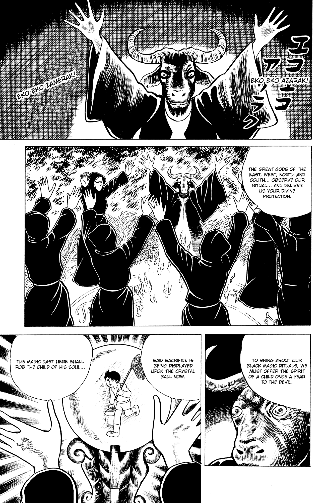 Eko Eko Azaraku Chapter 16 page 3 - Chapter 16: The Black Magic Ritual